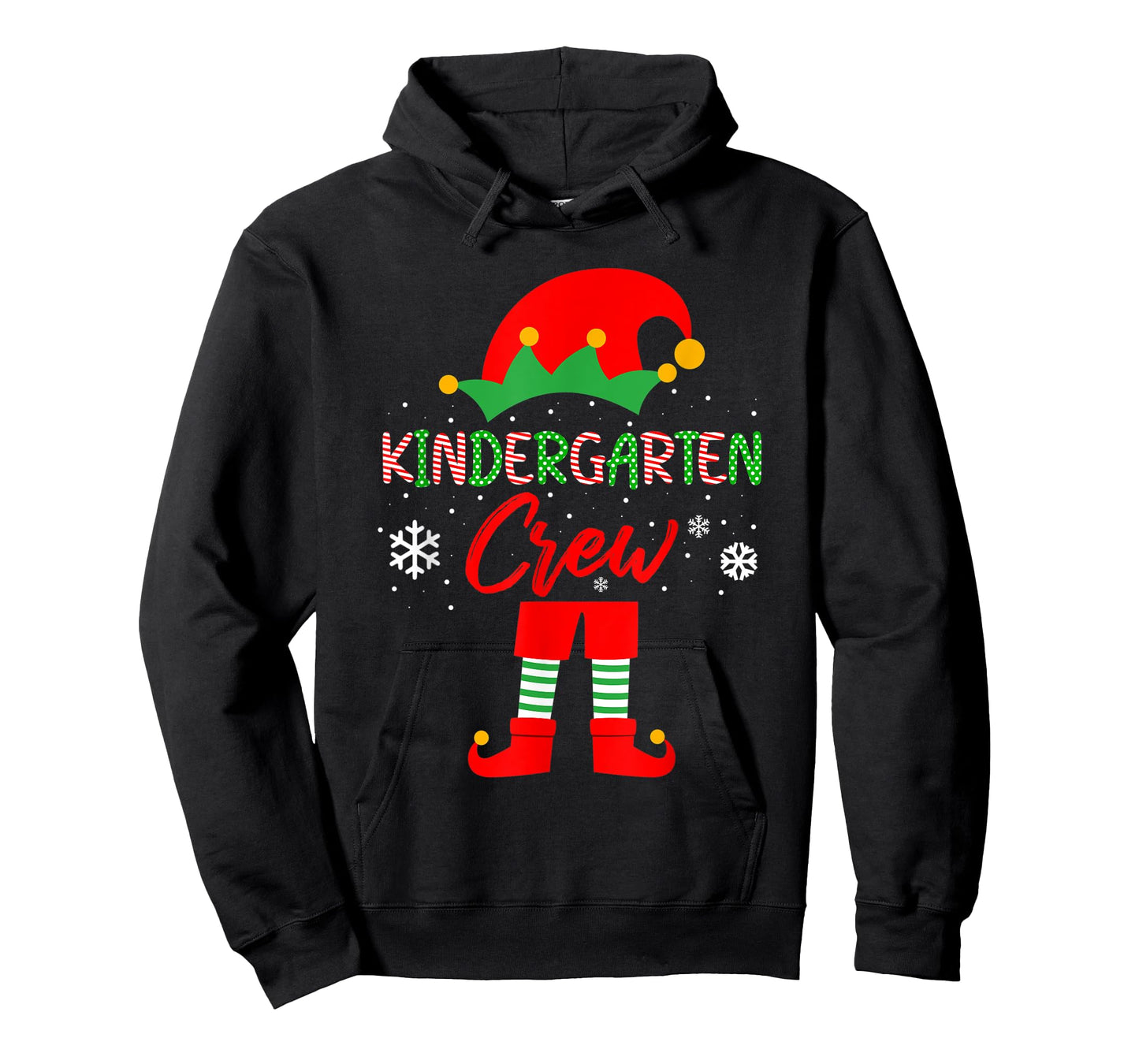 Kinder Crew T-Shirt Christmas Kindergarten Teacher Matching T-Shirt