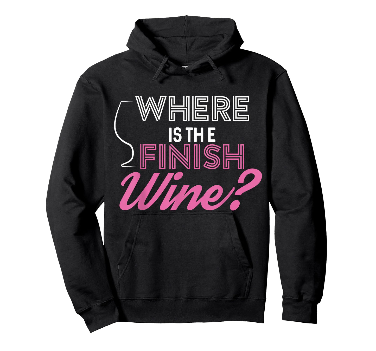 Where Is The Finish Wine Shirt, Running Tee T-Shirt