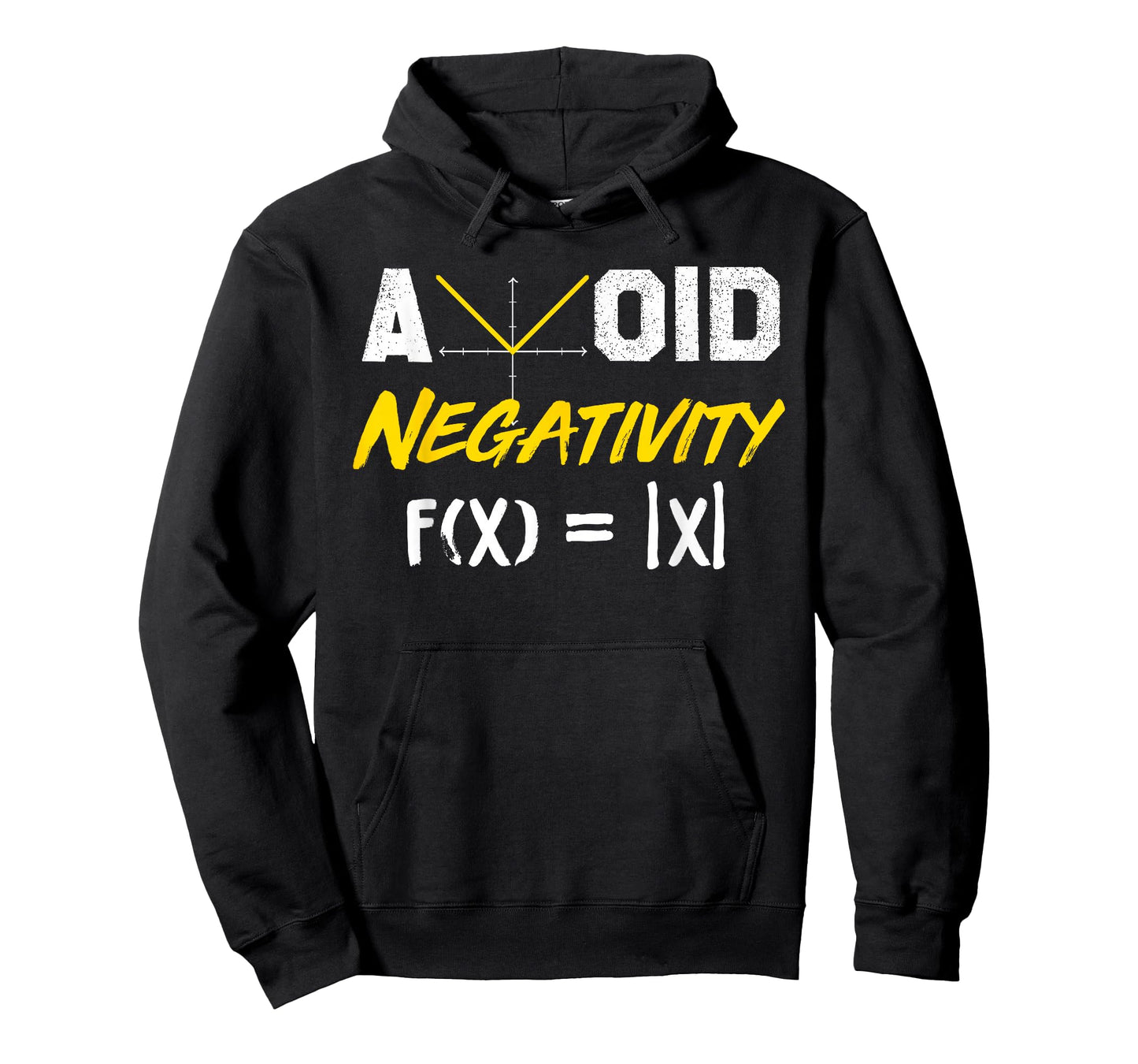 Avoid Negativity - Funny Math Pun Equation T-Shirt T-Shirt