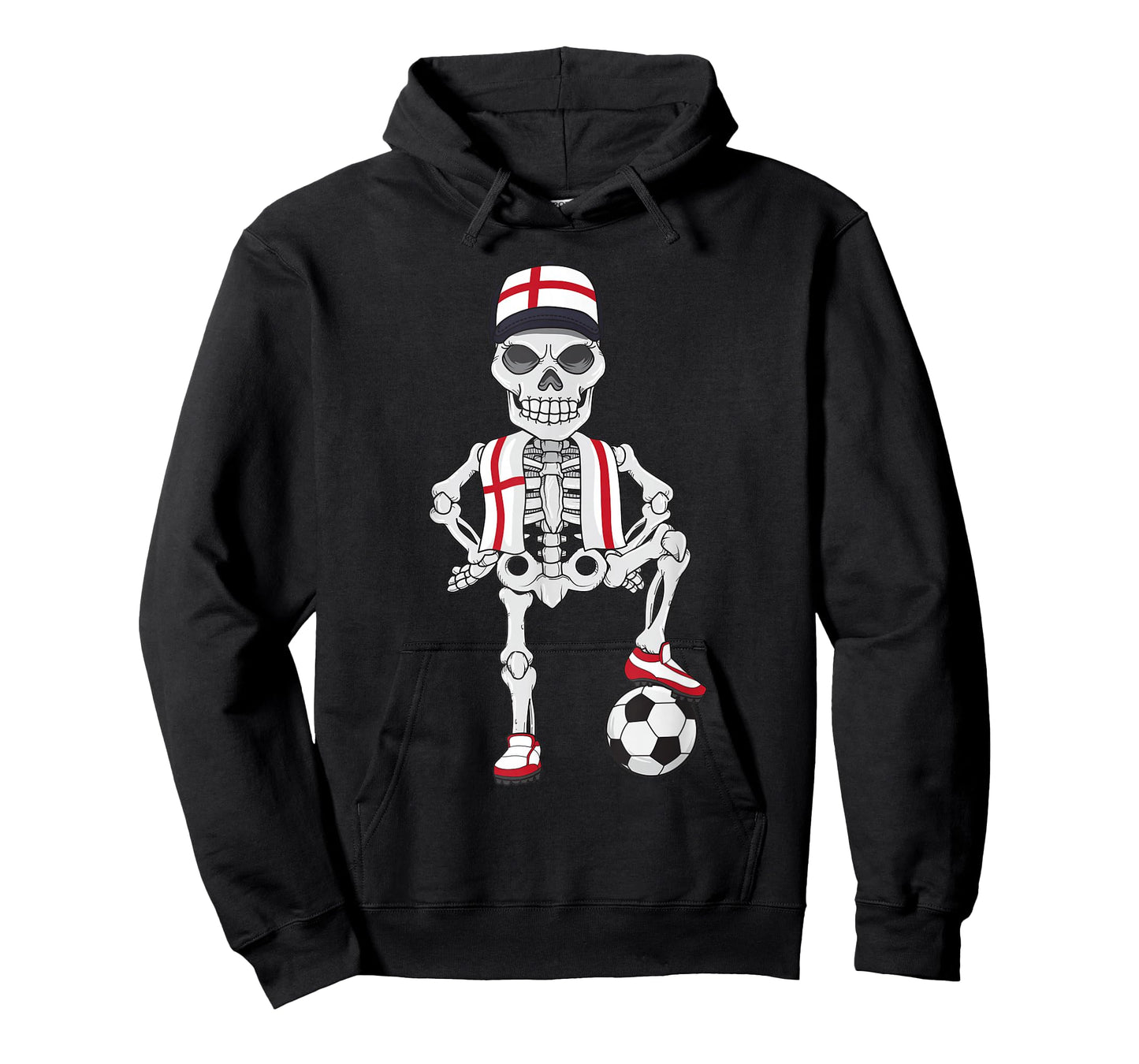 England Soccer Skeleton Fan Team Gift T-Shirt