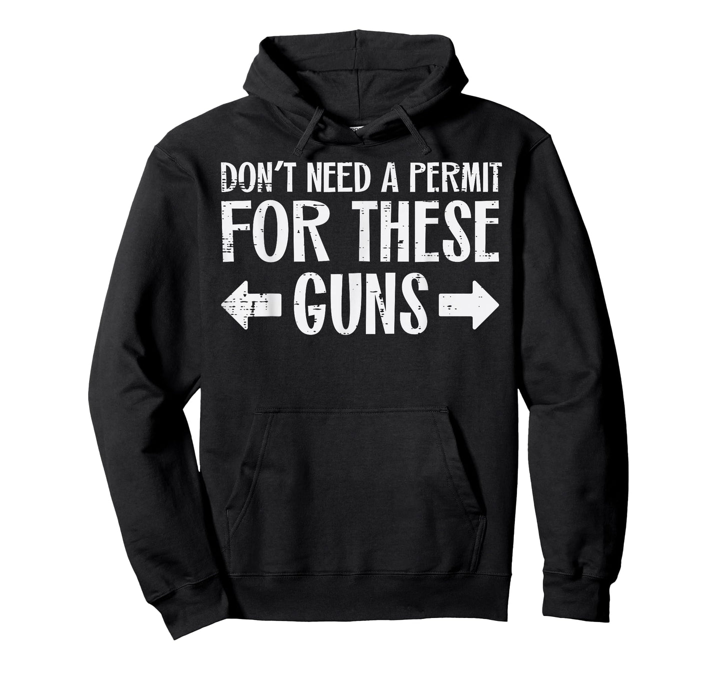Gym Dont Need Permit For These Guns Funny Workout Men Women T-Shirt