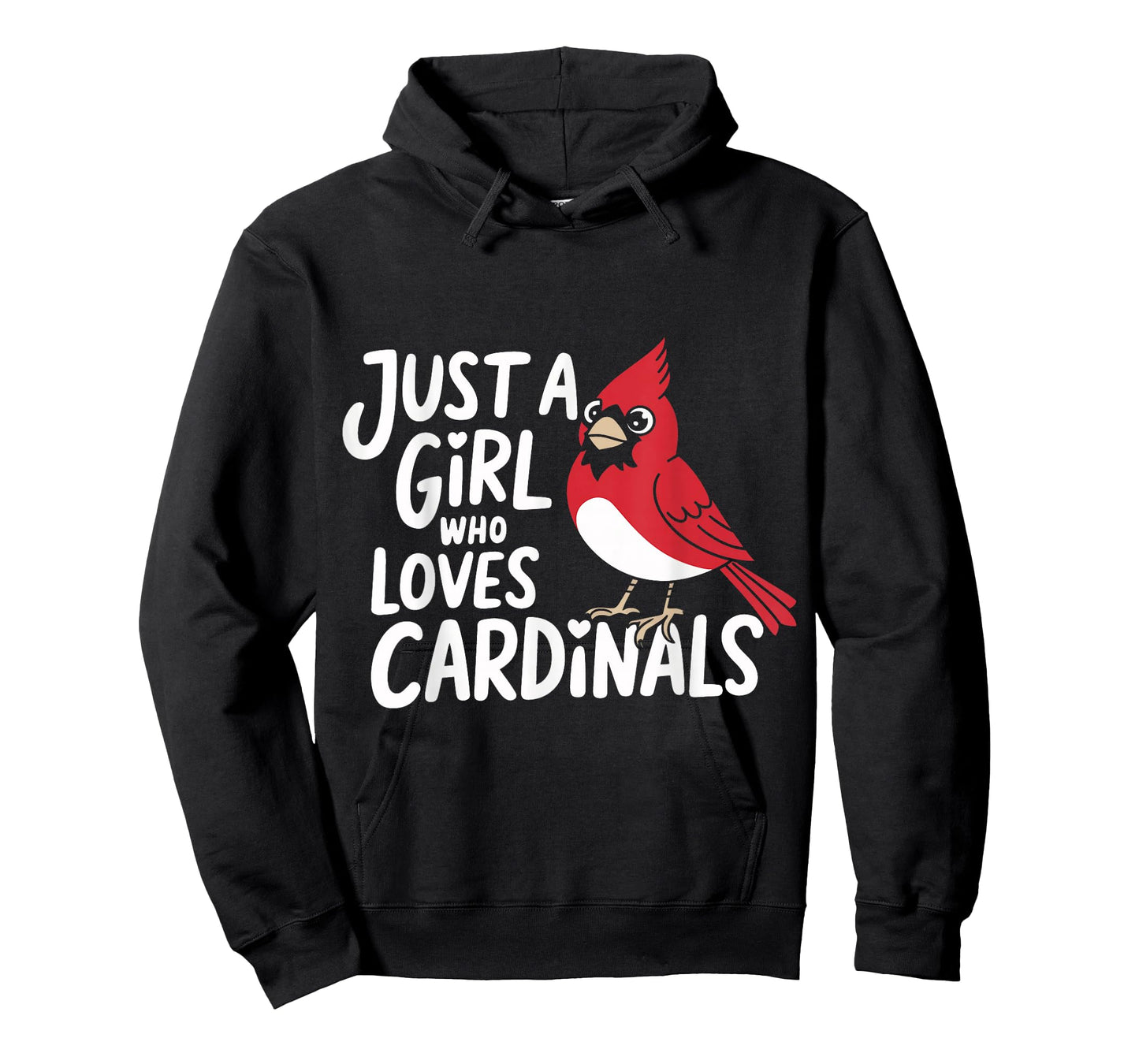 Cardinal Bird Just A Girl Who Loves Cardinals T-Shirt
