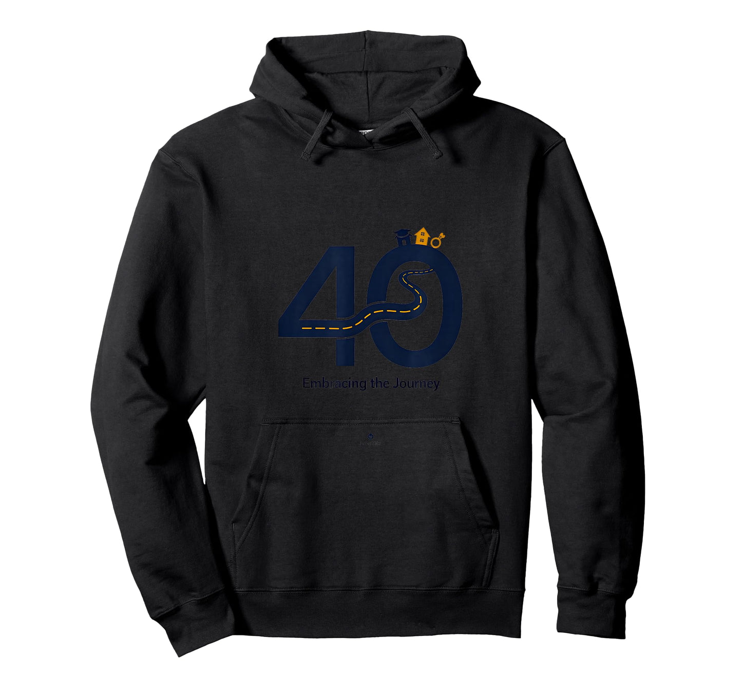 40th Birthday Gift: Embracing The Journey Milestone T-Shirt