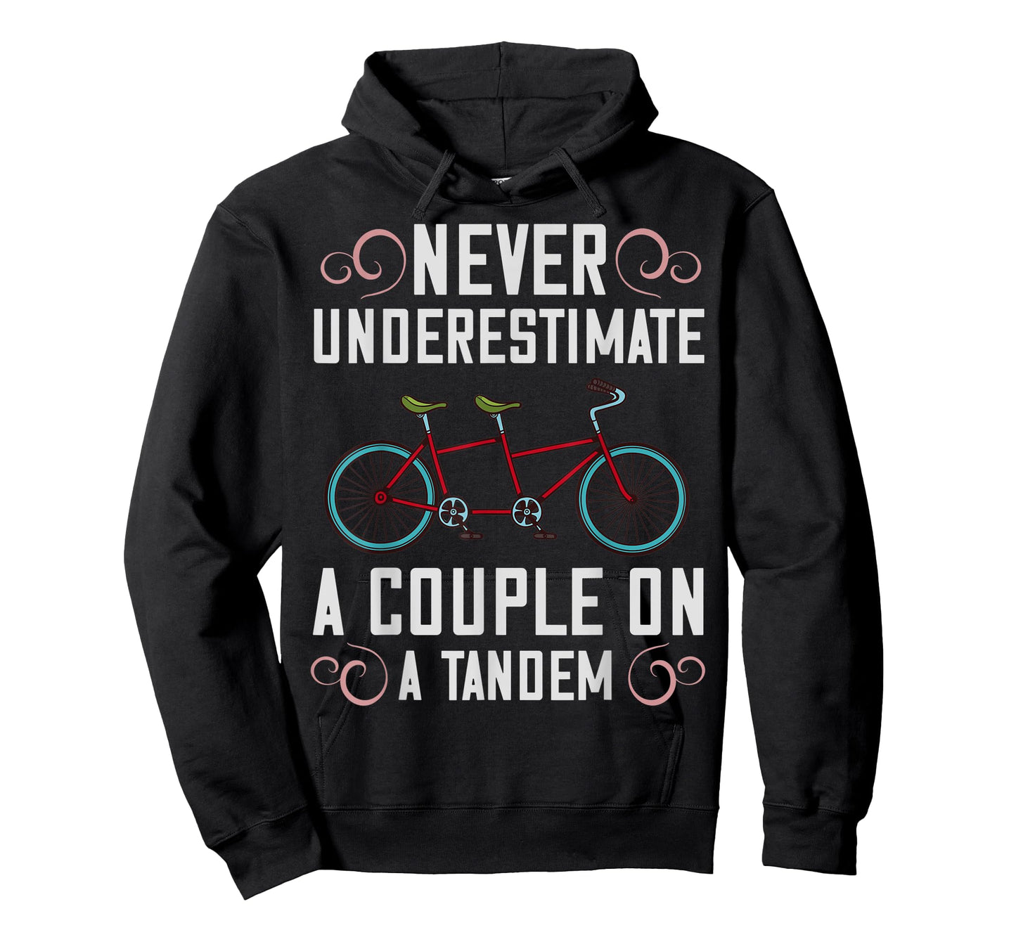Tandem Bike Captain Gifts Bicycle Cycling T-Shirt