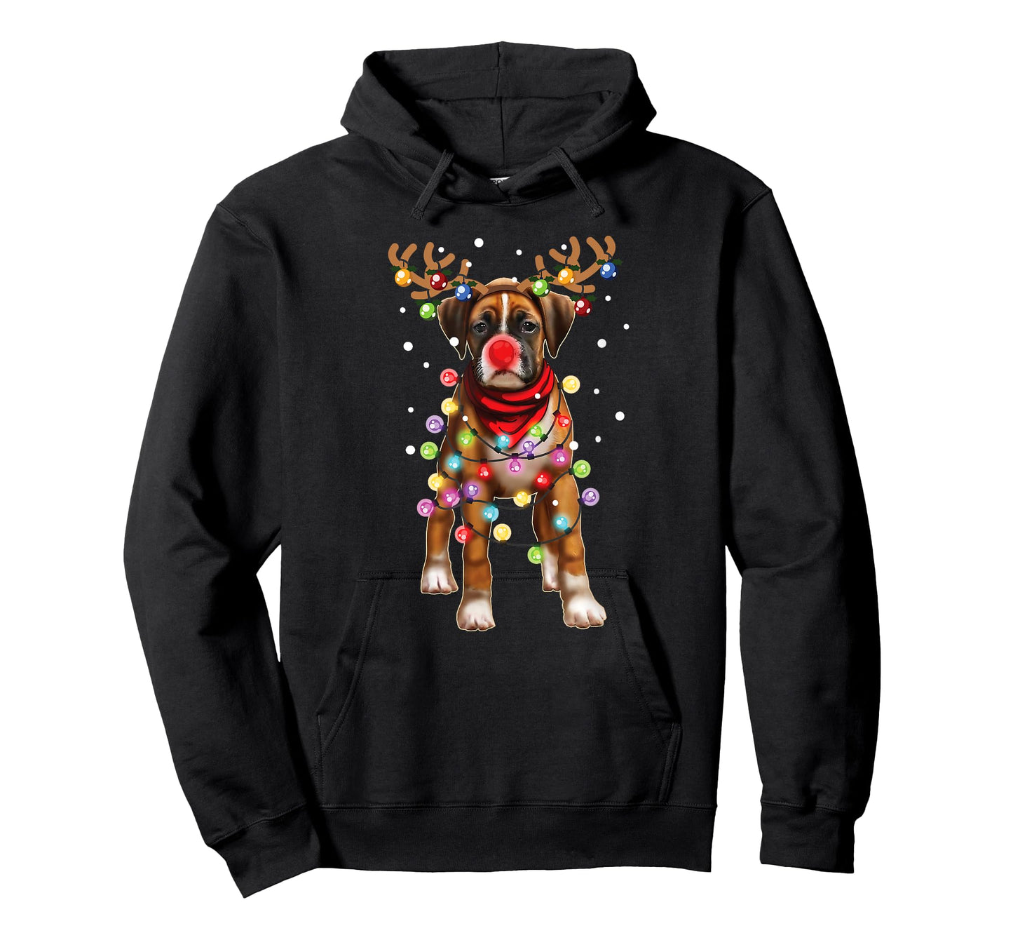 Christmas Dog, Boxer, Dog Lover, Men Women Kids, Dogs, Xmas T-Shirt