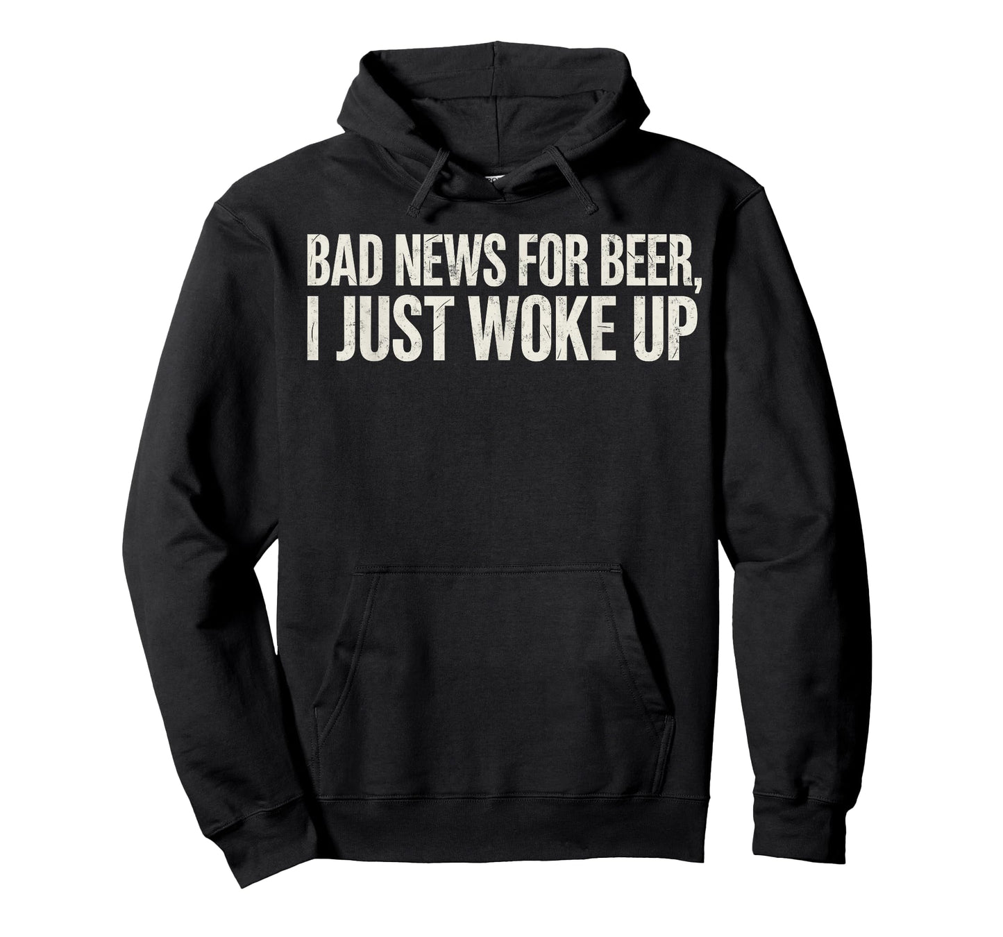 Bad News For Beer I Just Woke Up Funny Beer Drinking Joke T-Shirt