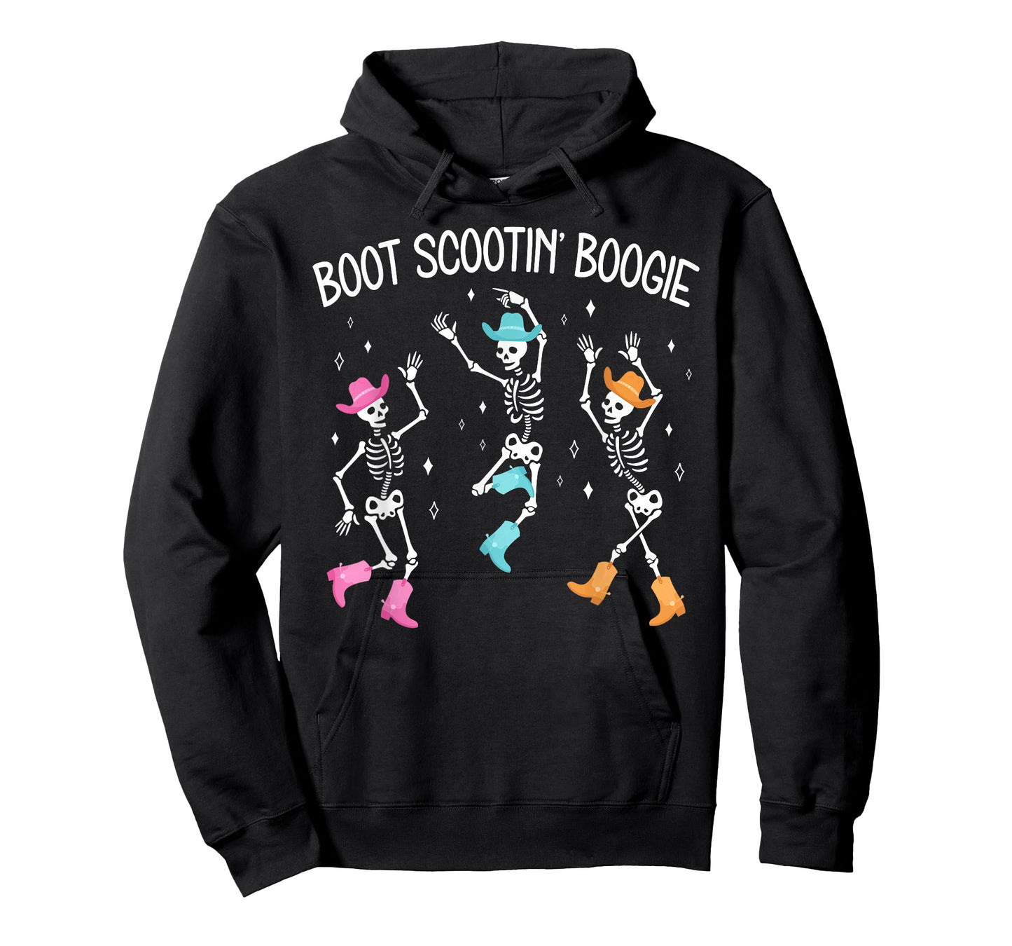 Boot Scootin' Boogie Funny Skeleton Dance Cowboy Style T-Shirt