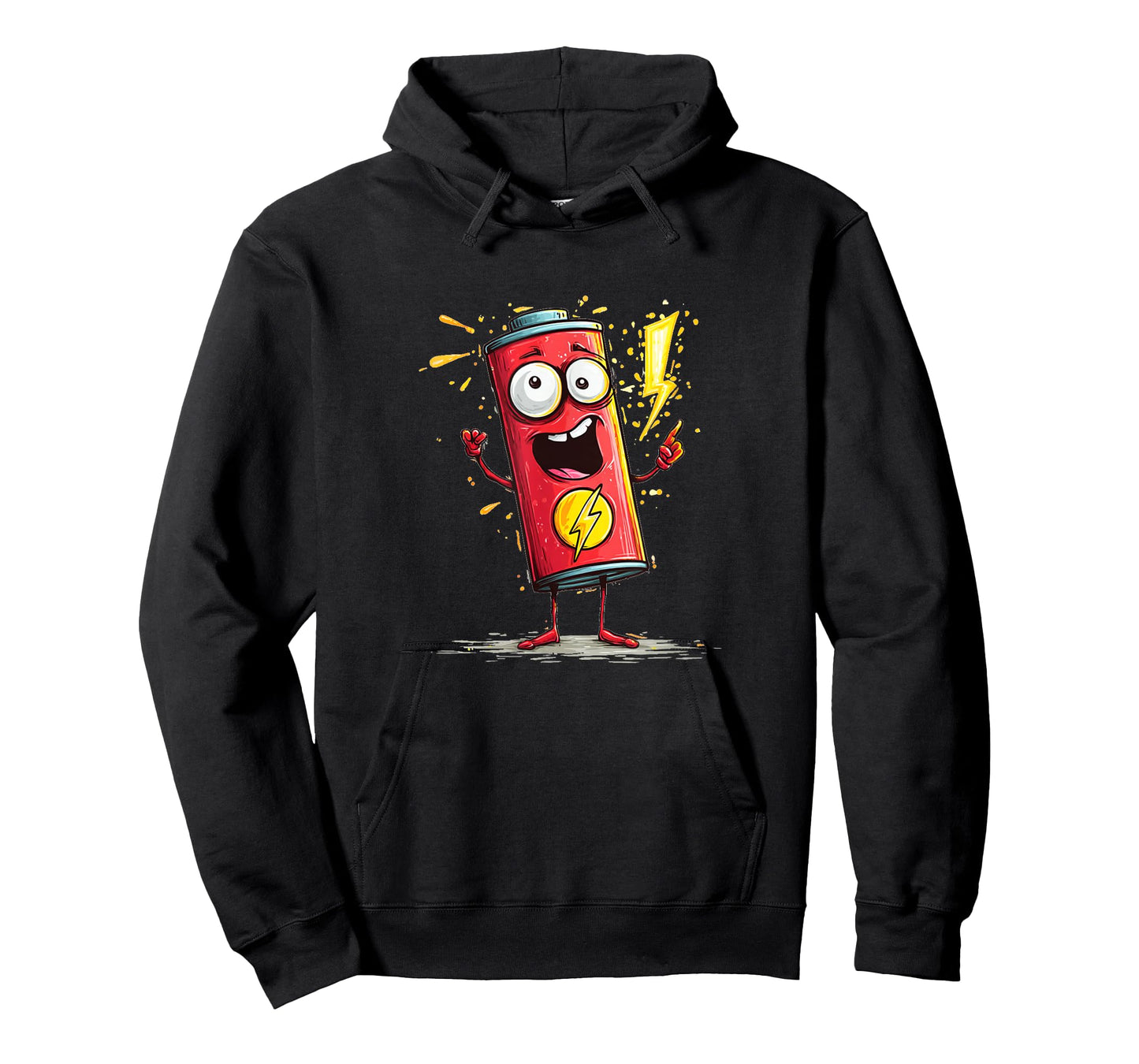 Funny Crazy Full Battery Costume for Energy Lovers T-Shirt