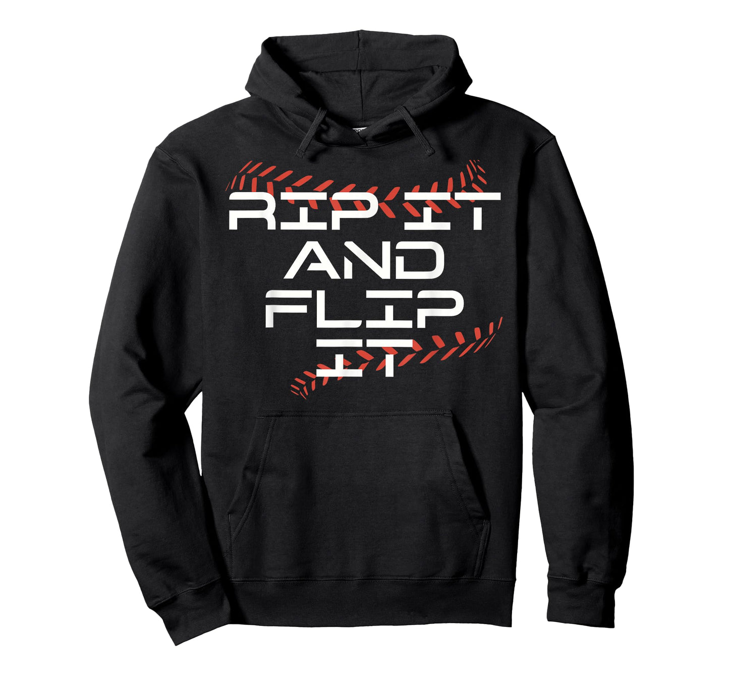 Funny Baseball Home Run Rip It and Flip T-Shirt