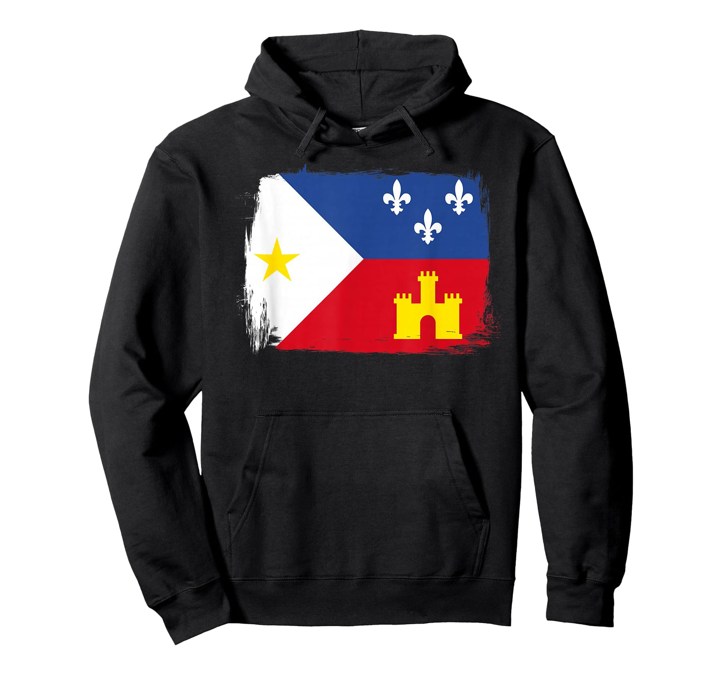 Louisiana Cajun French Acadiana Flag T-Shirt