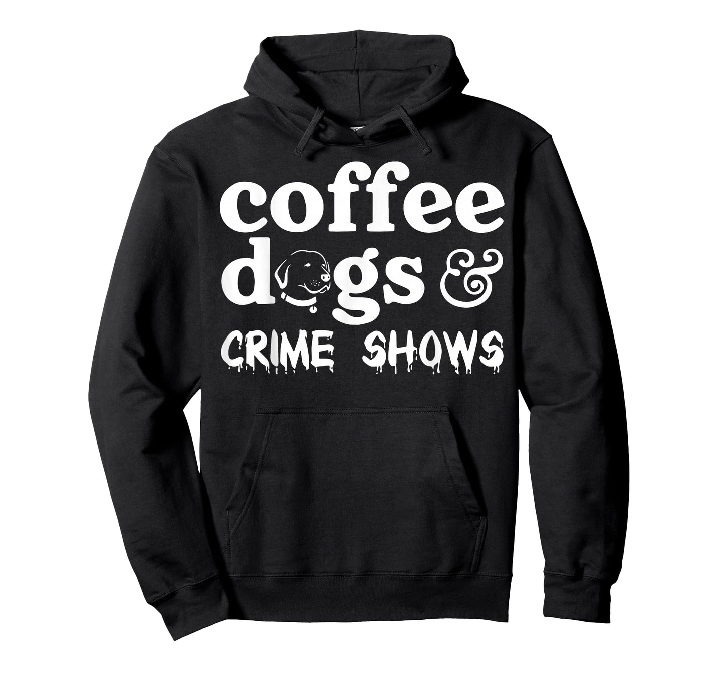 Coffee Dogs Crime Shows T-Shirt