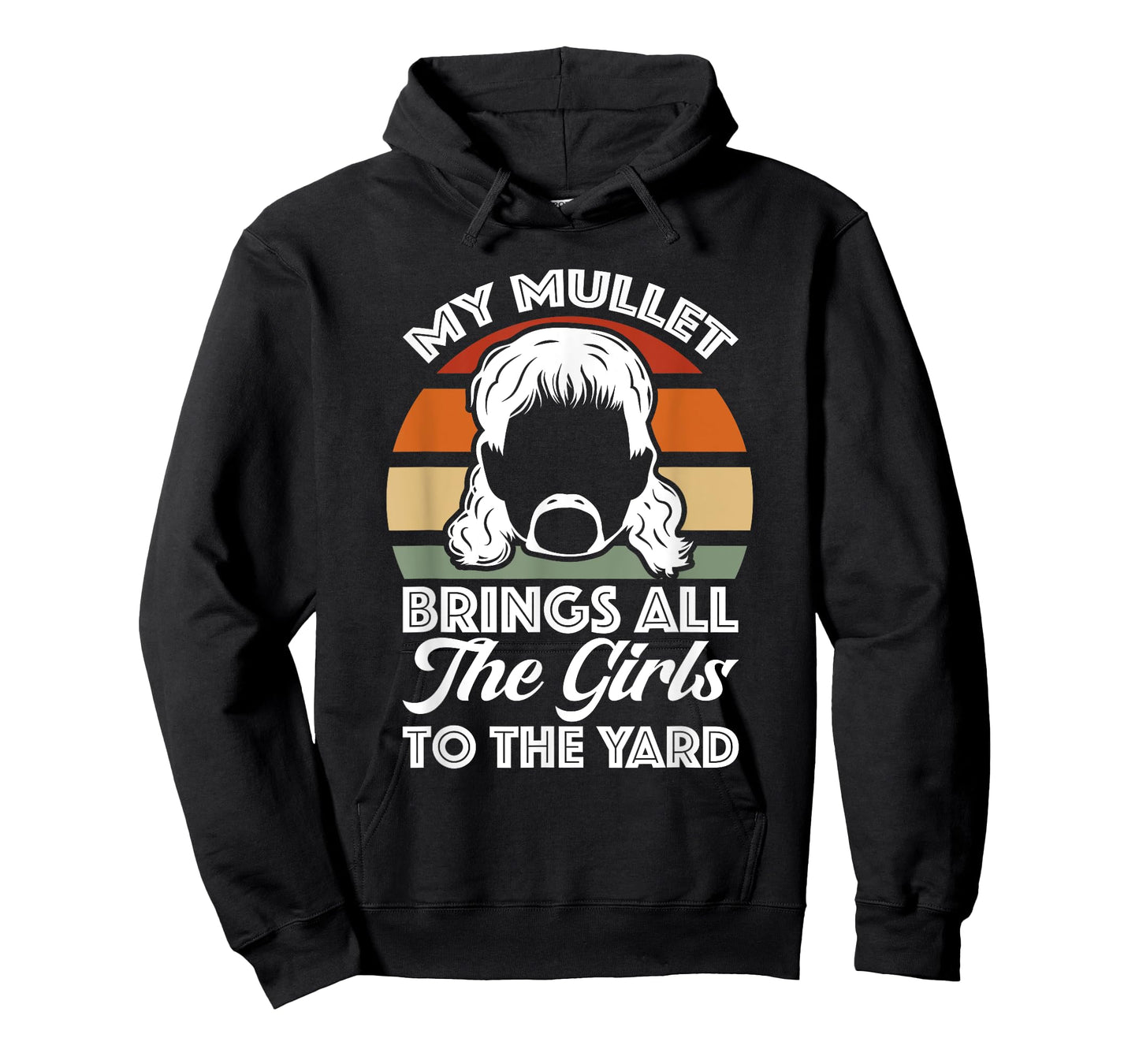 Redneck My Mullet Brings All The Girls To The Yard Retro T-Shirt