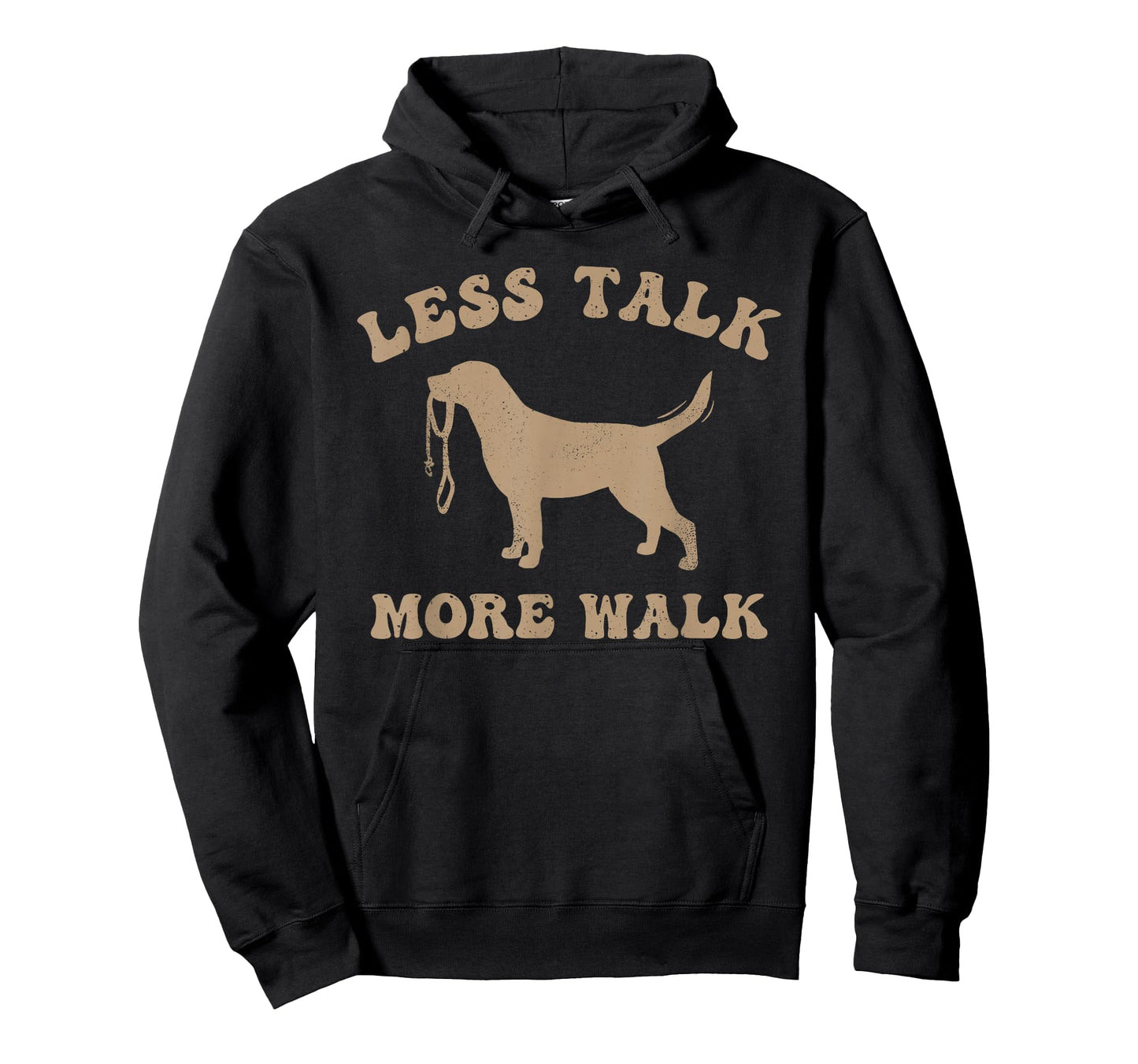 Less Talk More Walk Funny Dog Design T-Shirt