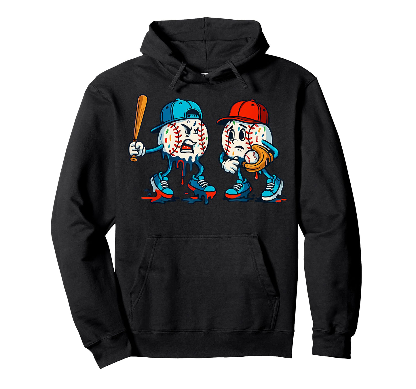 Ice Cream Drip Baseball Spots Baseball Drip T-Shirt