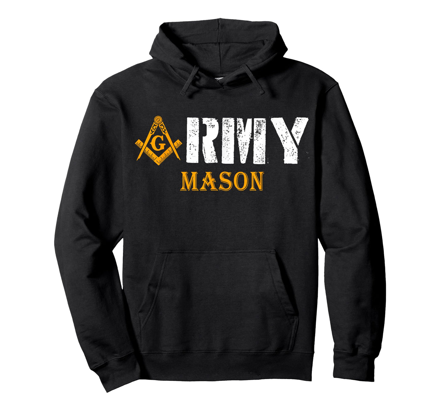Freemason Army Compass & Square Masonic Symbol Vintage T-Shirt
