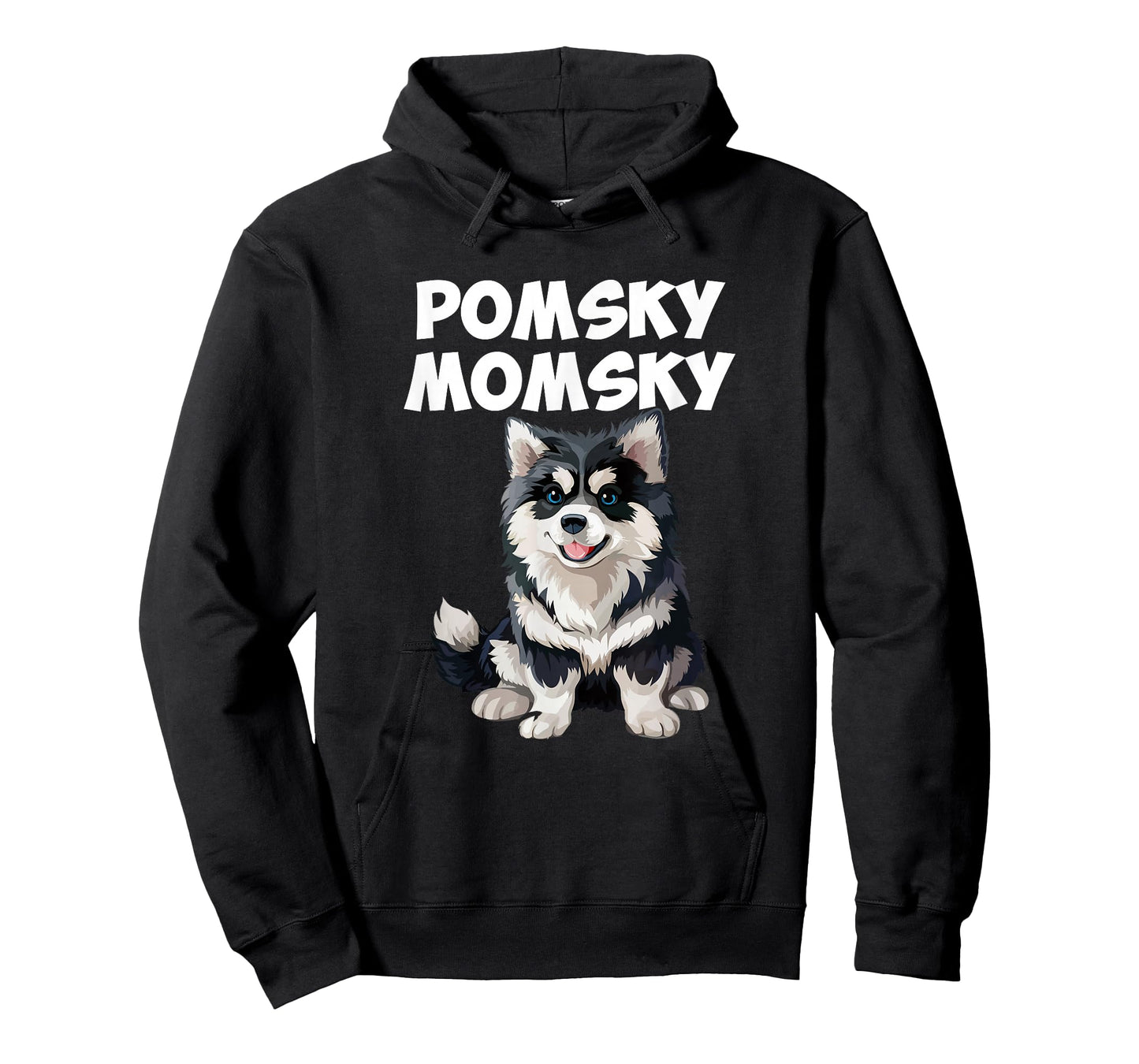Pomsky Momsky dog T-Shirt for Men Women Girls Kids