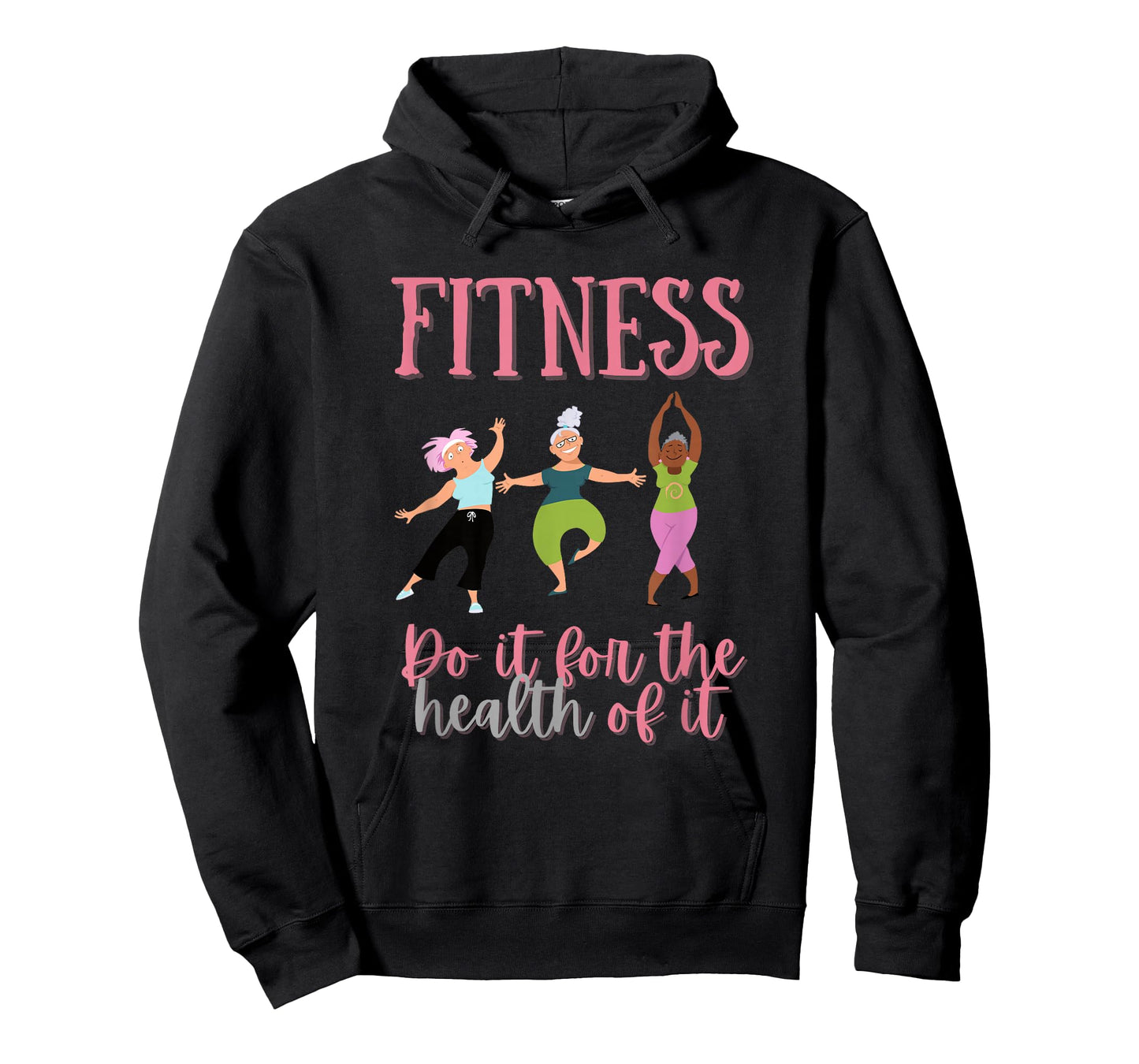 FUNNY FITNESS Shirt for Senior Citizen Workout Gym T-Shirt