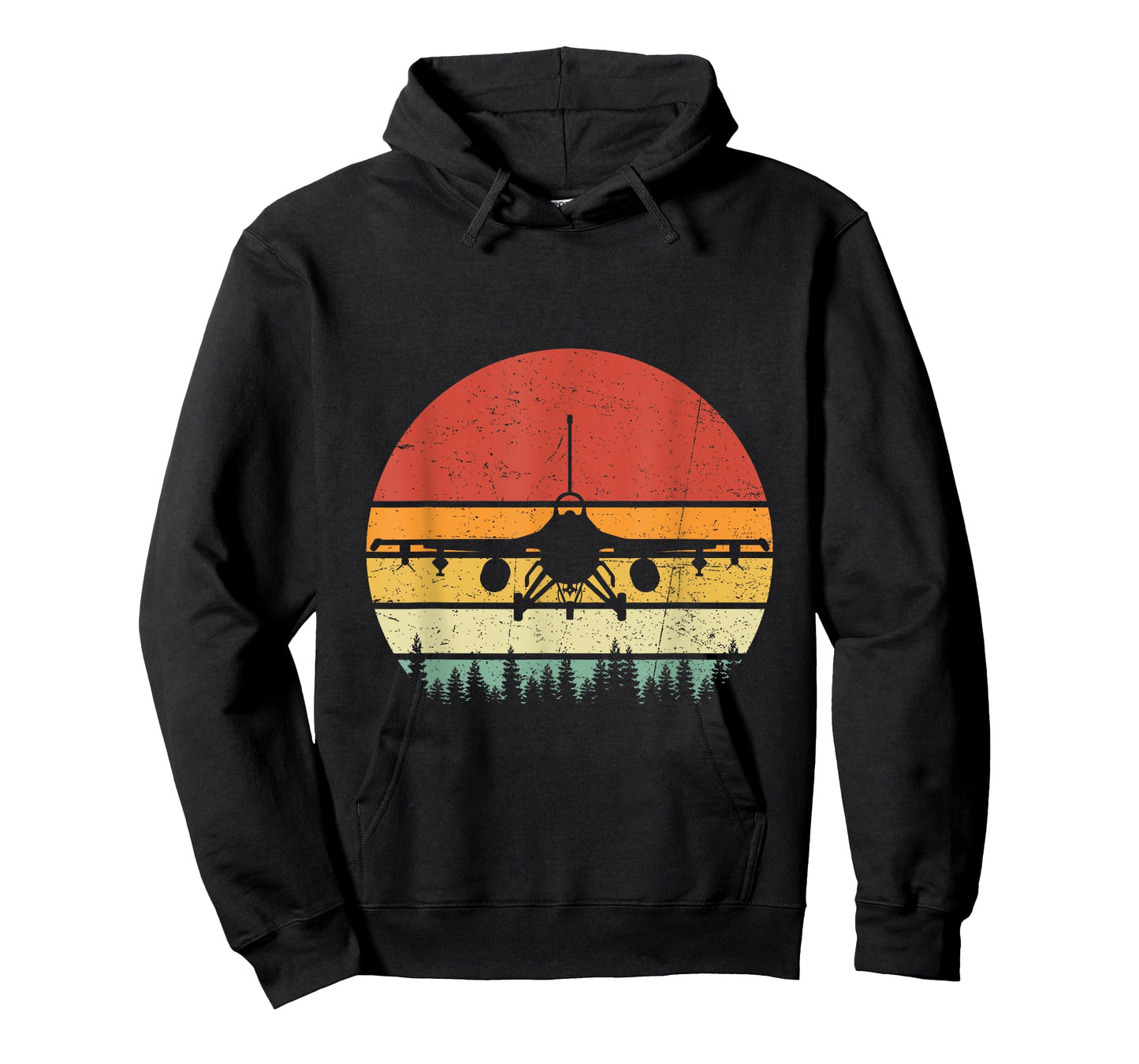 F-16 Fighting Falcon Retro Vintage Fighter Jet Aircraft T-Shirt