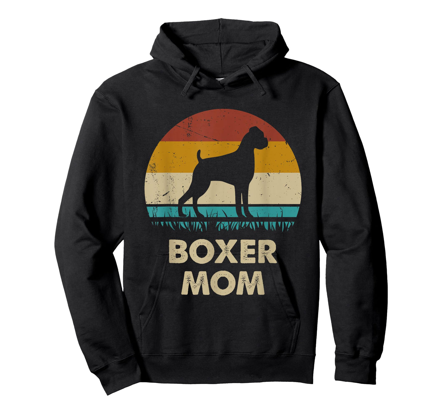 Boxer Mom Womens Boxer Dog Lovers Gift Funny Boxer Mama T-Shirt