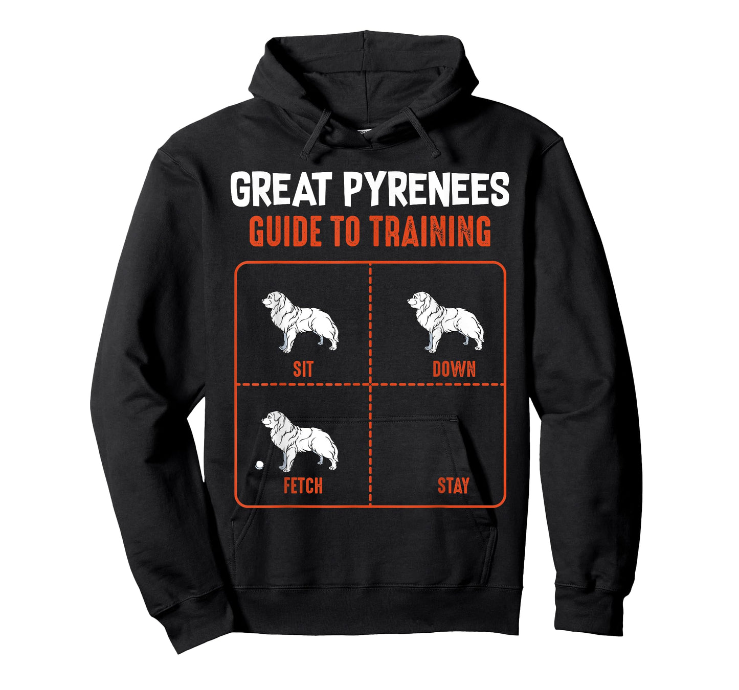 Great Pyrenees Guide To Training Funny Dog Pet Lover T-shirt Men Women Girls Kids T-Shirt