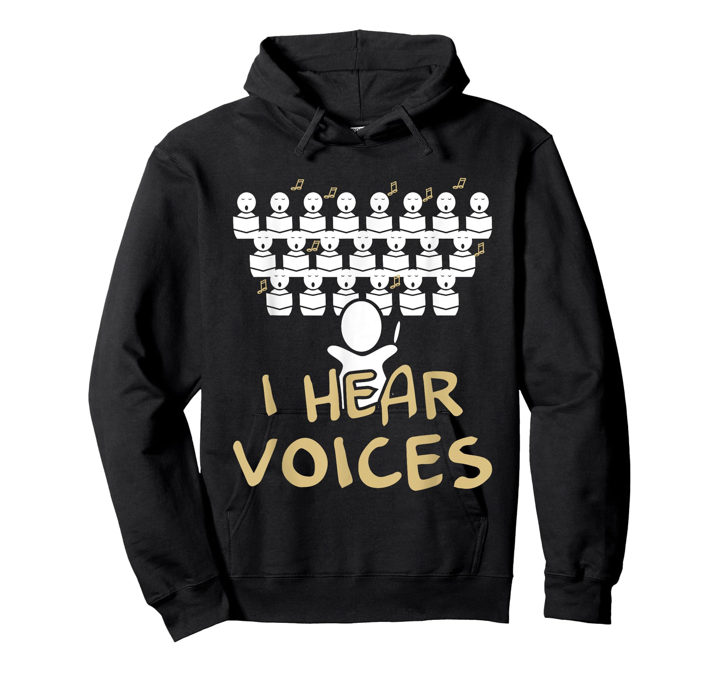 Choir Teacher Shirt I Hear Voices Funny Chorister Tee T-Shirt