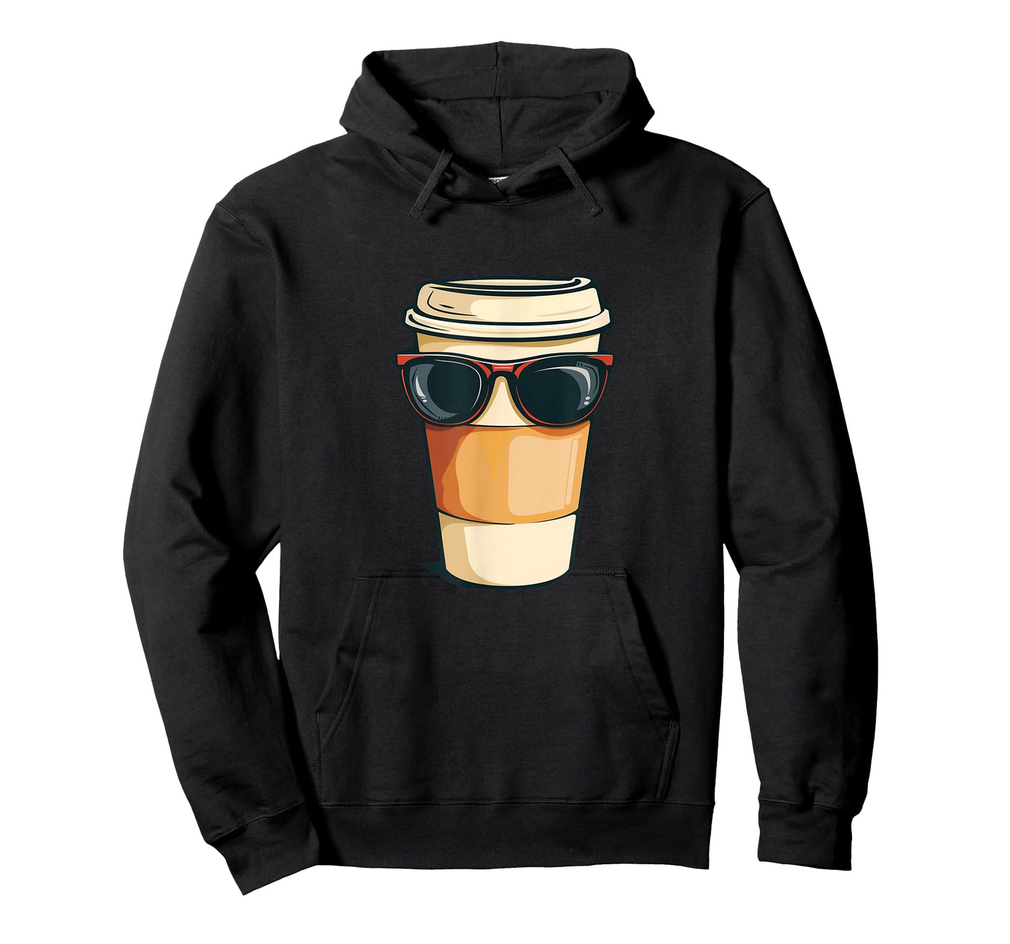 Funny To Go Coffee Cup with Sunglasses Costume T-Shirt