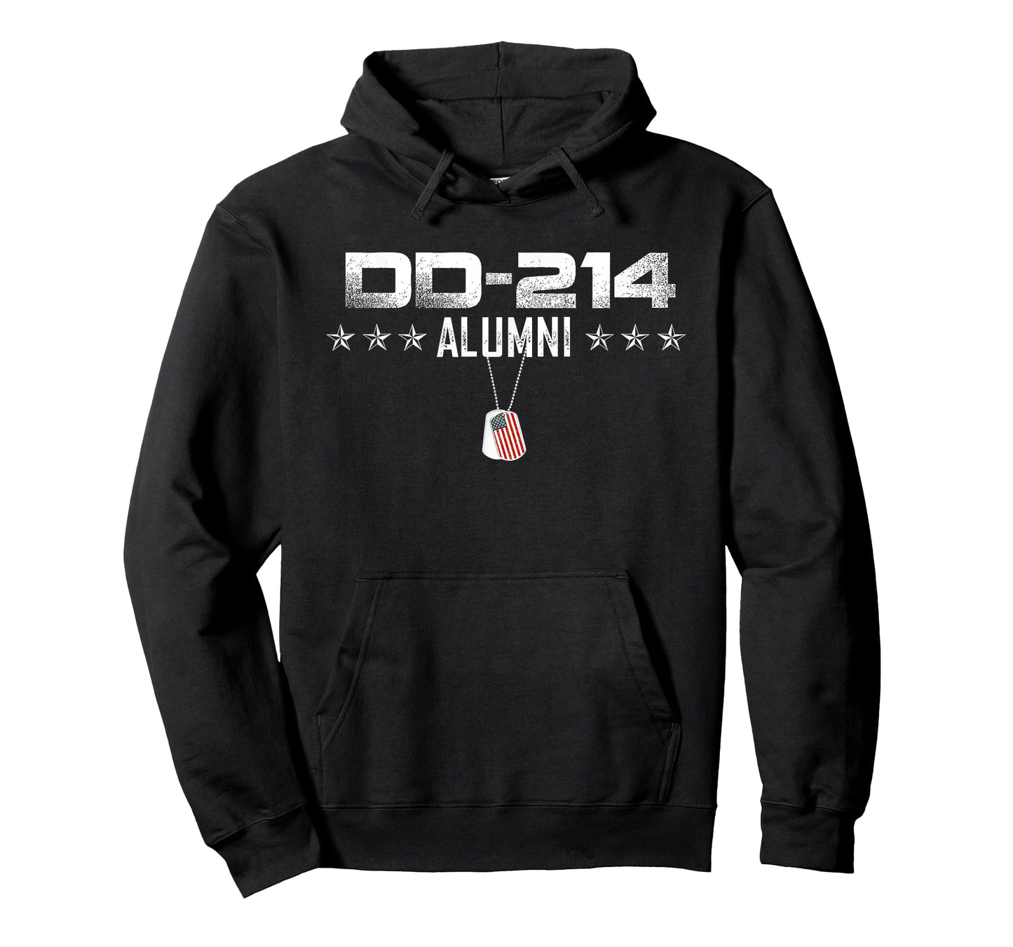 Patriotic DD-214 Alumni Dogtag T-shirt- Military T-Shirt