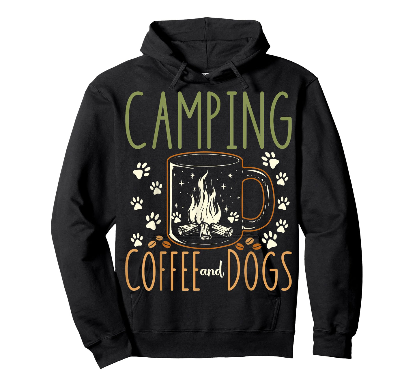Camping Coffee And Dogs T-Shirt