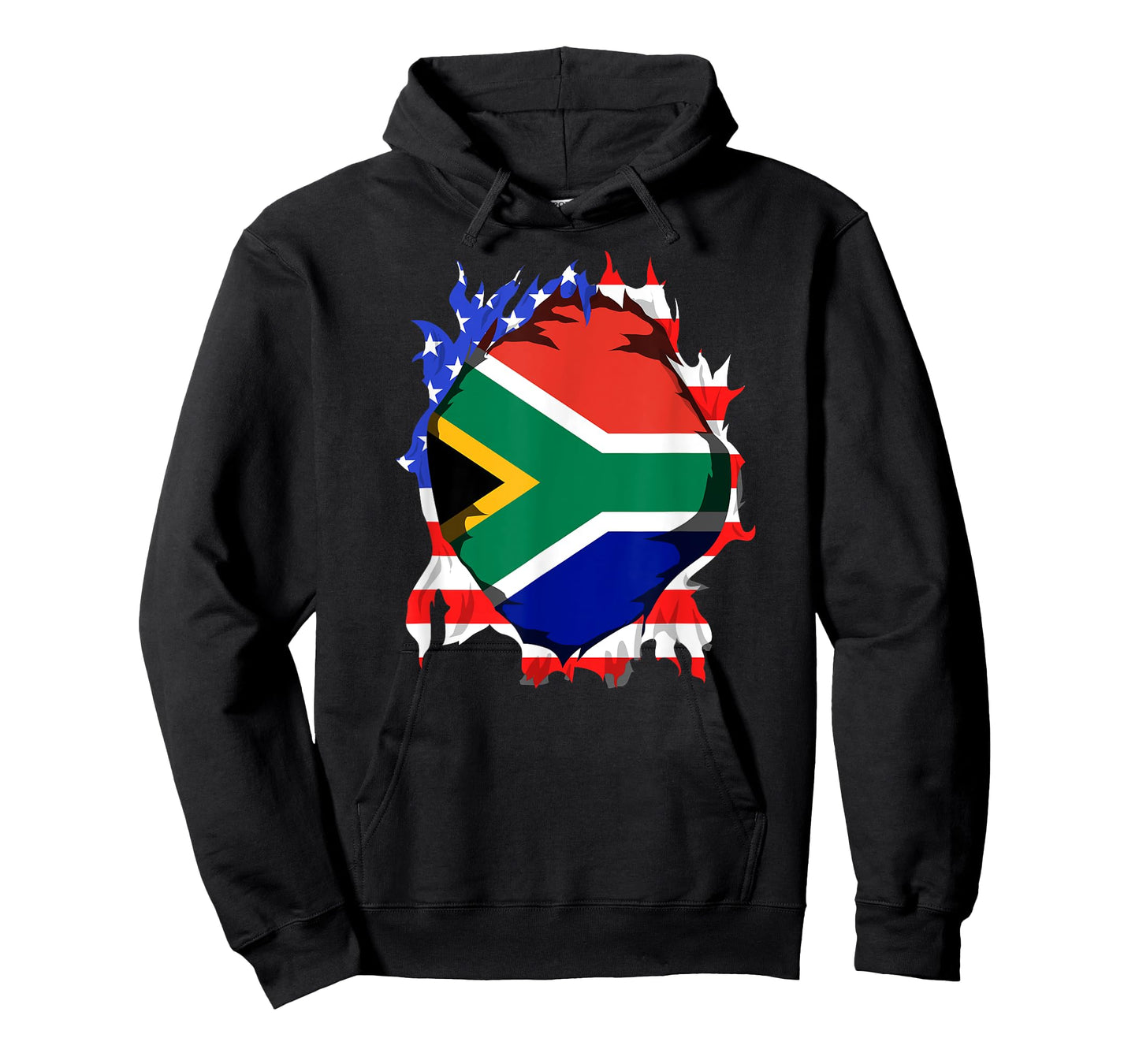 South Africa American Flag USA South African Roots Gifts T-Shirt for Women Kids Men