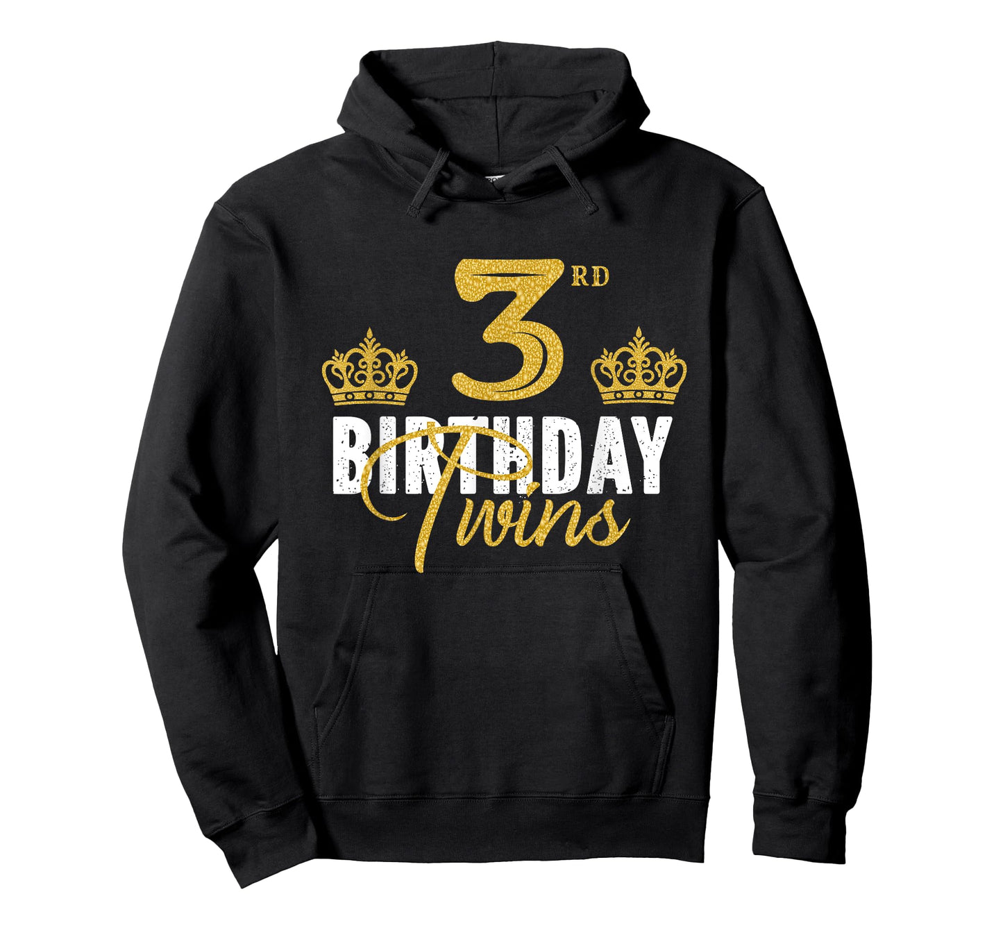 3rd Birthday Twins 3 Years Old Party Idea For Boy And Girl T-Shirt