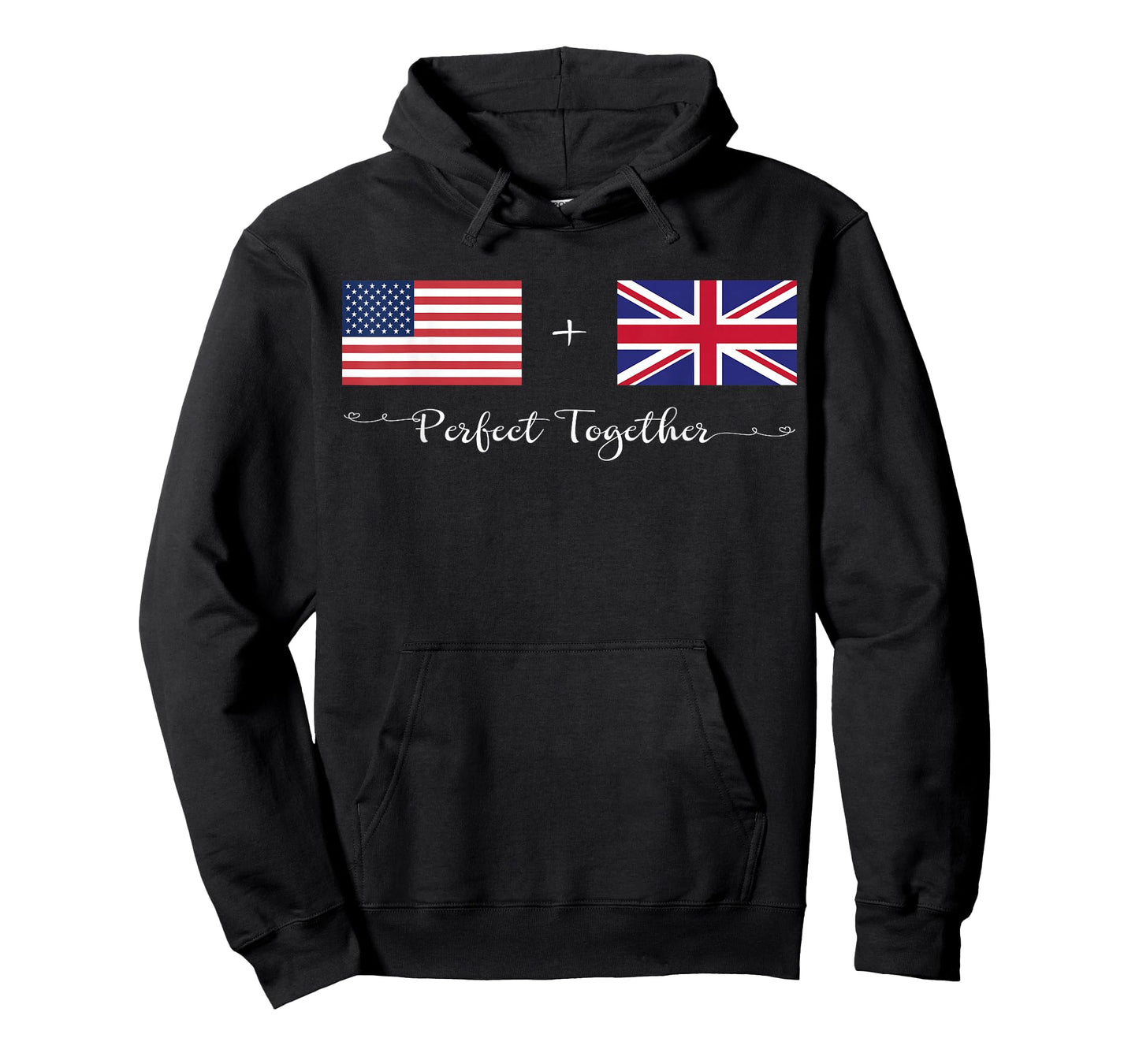 American + British Perfect Together Flag T-Shirt T-Shirt