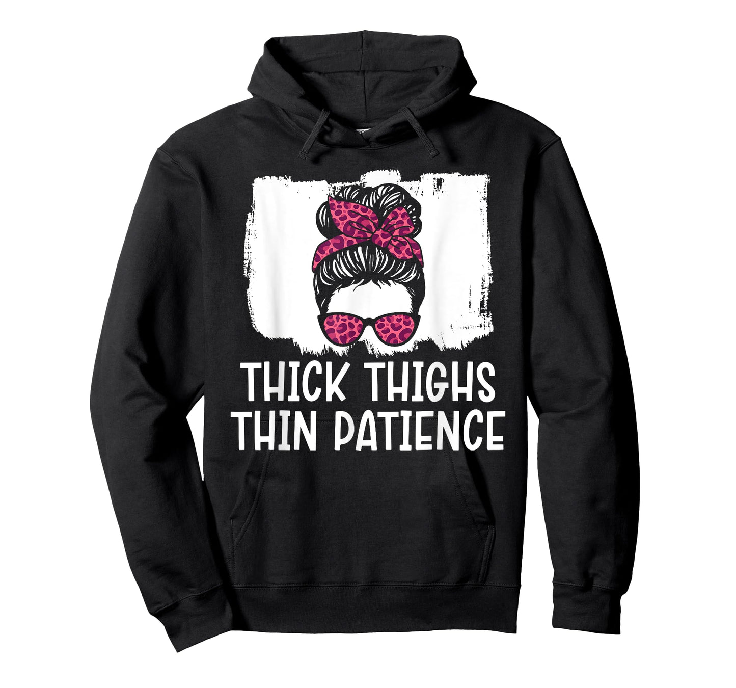 Thick Thighs Thin Patience Gym Fitness Workout Exercise T-Shirt