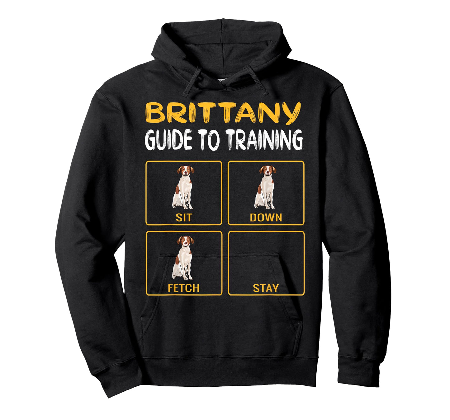 Funny Brittany Guide to Training Dog Trainer Obedience T-Shirt Small