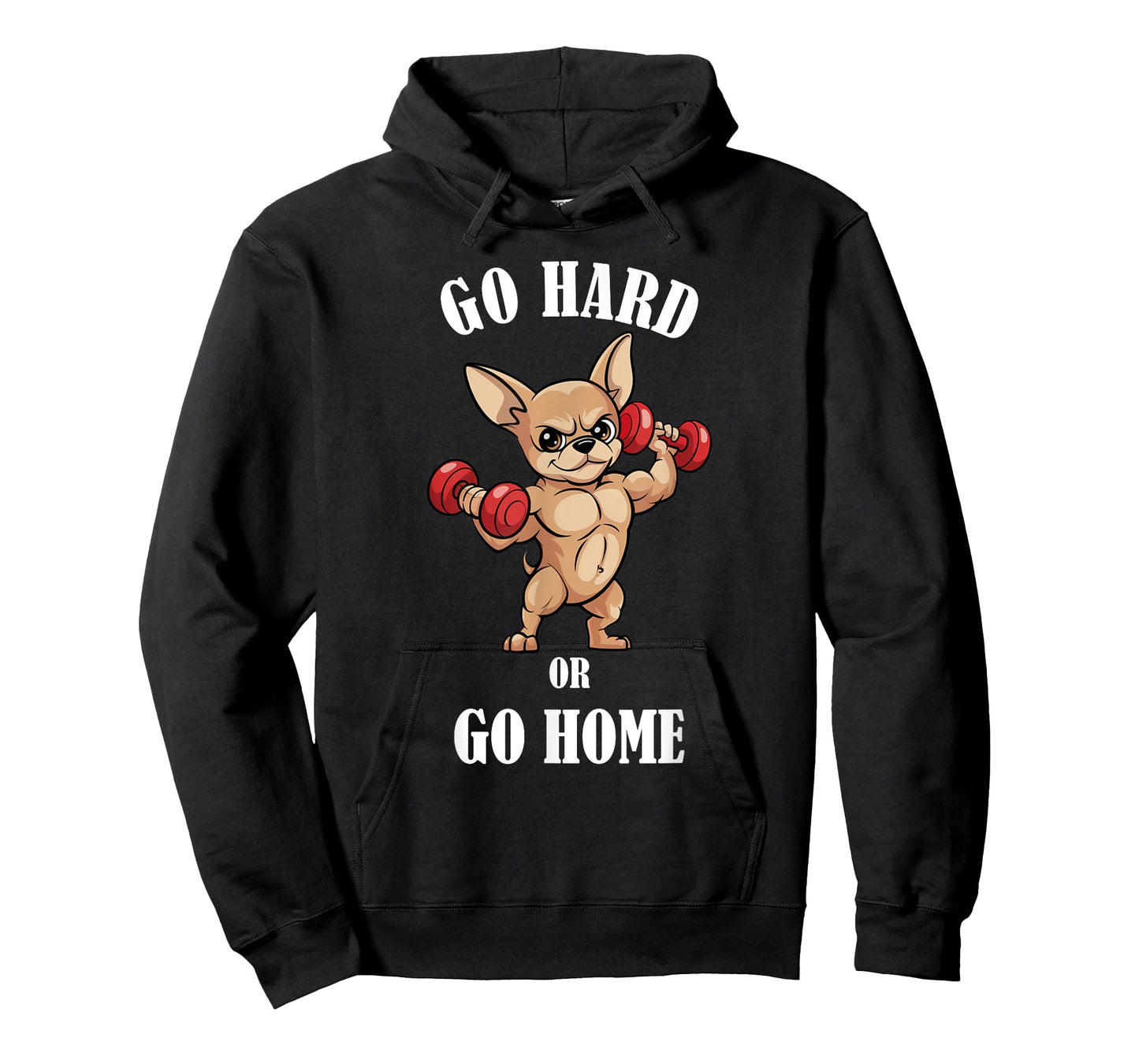 Chihuahua Bodybuilding Shirt Gym Dumbbells Workout Chihuahua T-Shirt