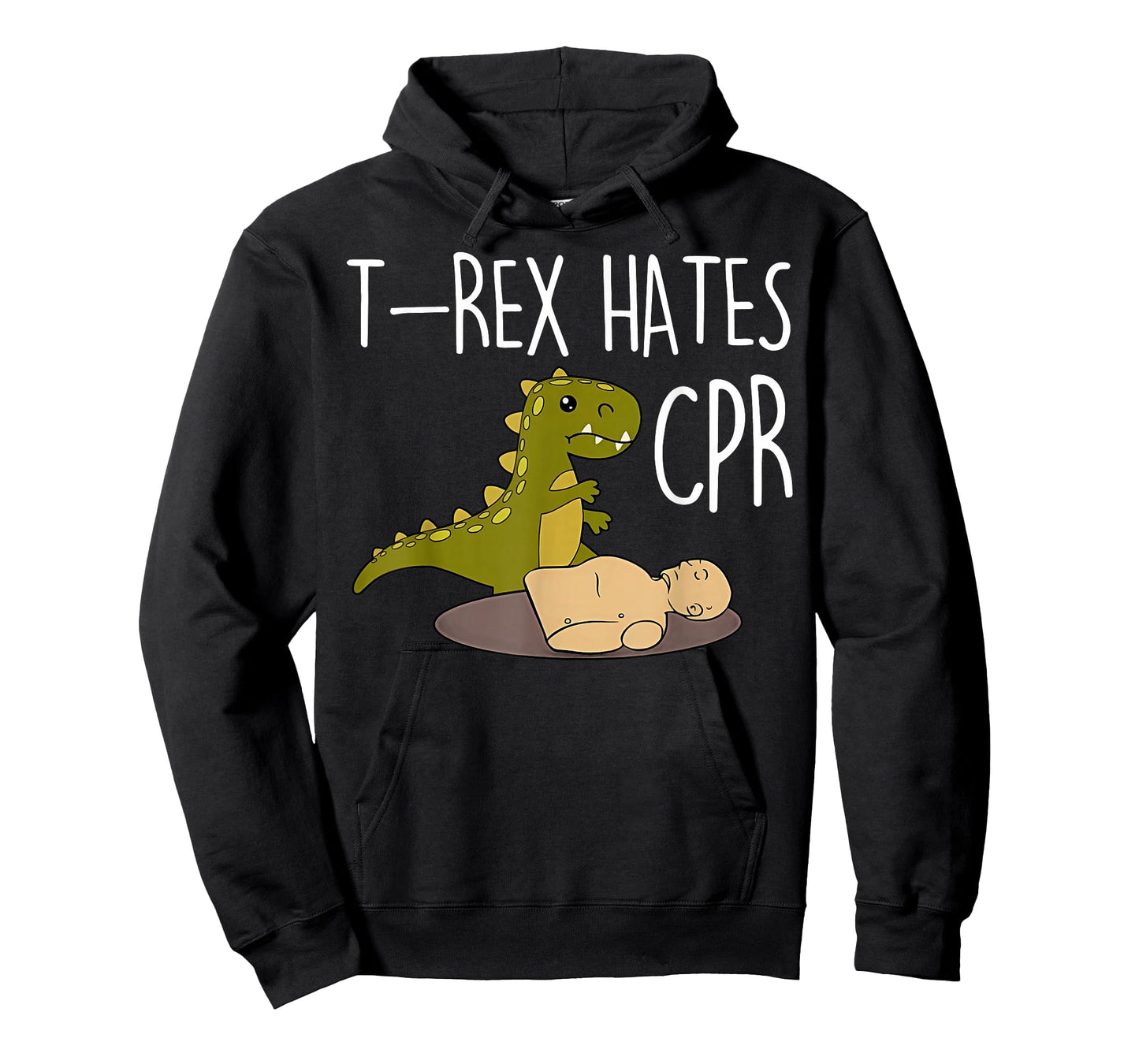 T-rex Hates Cpr Dinosaurs Funny ICU Critical Care Nurse T-Shirt
