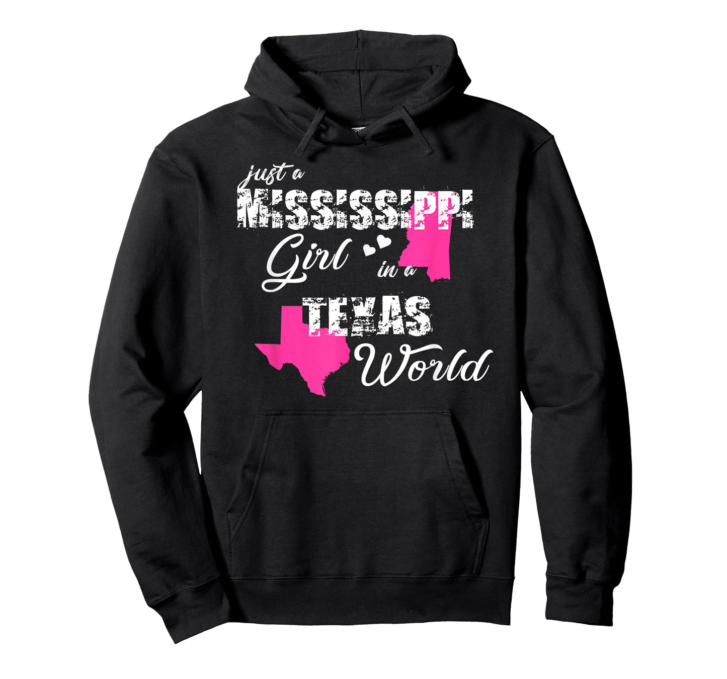 Funny Mississippi Shirts Just a Mississippi girl in a Texas T-Shirt
