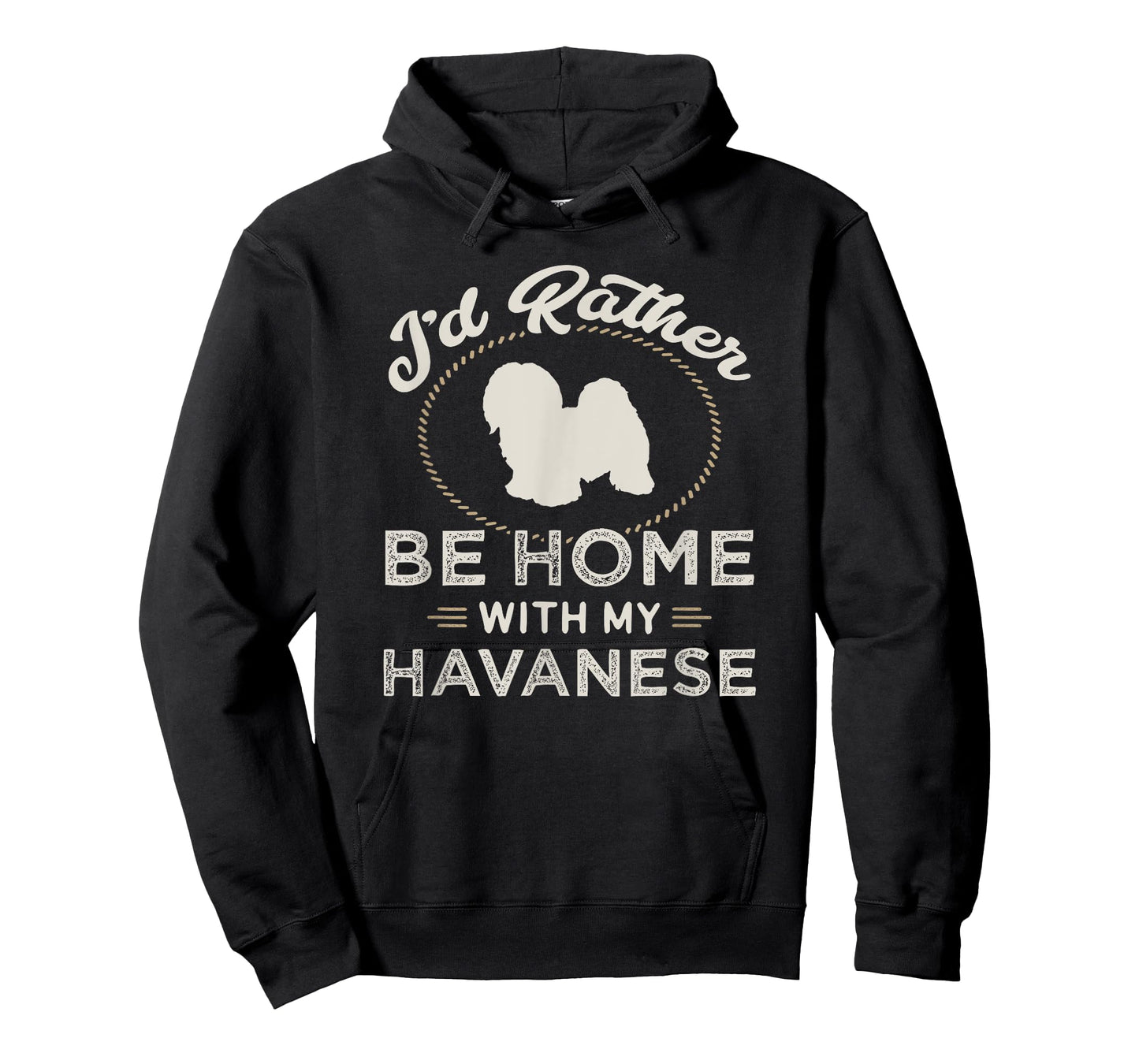 I'd Rather Be Home With My Havanese Dog Mother Father Funny T-Shirt