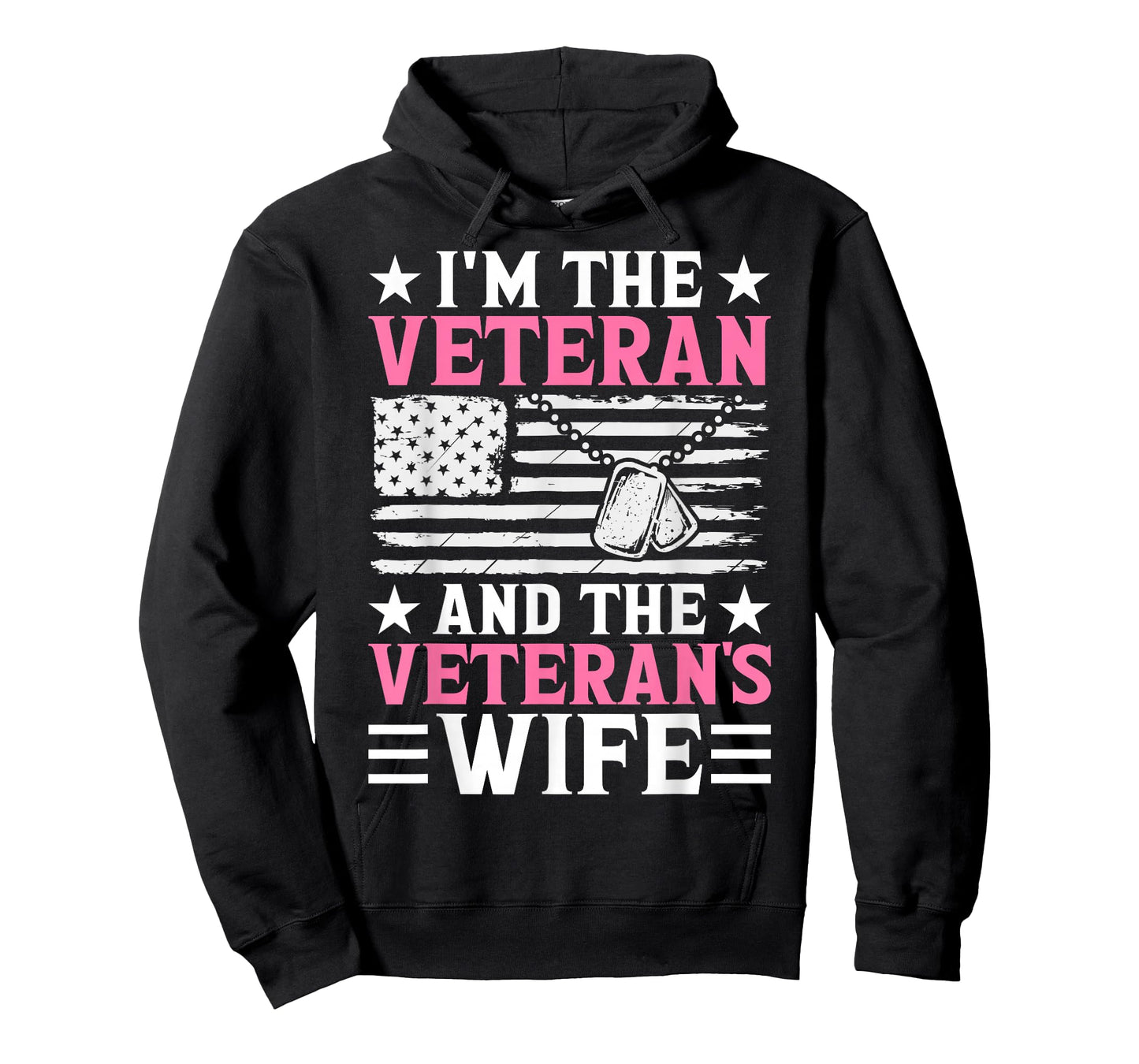 Female Veteran and Veteran's Wife Women Veteran Mom Grandma T-Shirt