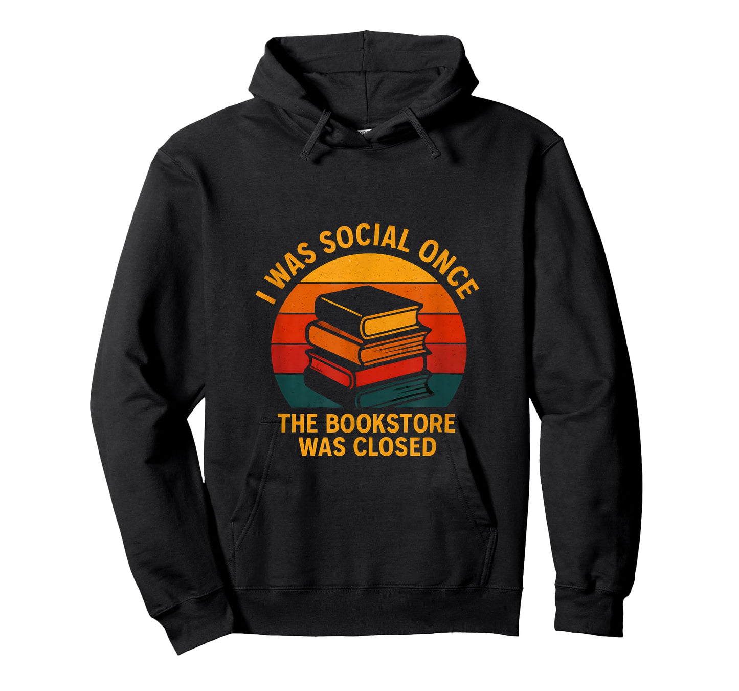 I was Social Once The Bookstore was Closed Reading Humor T-Shirt