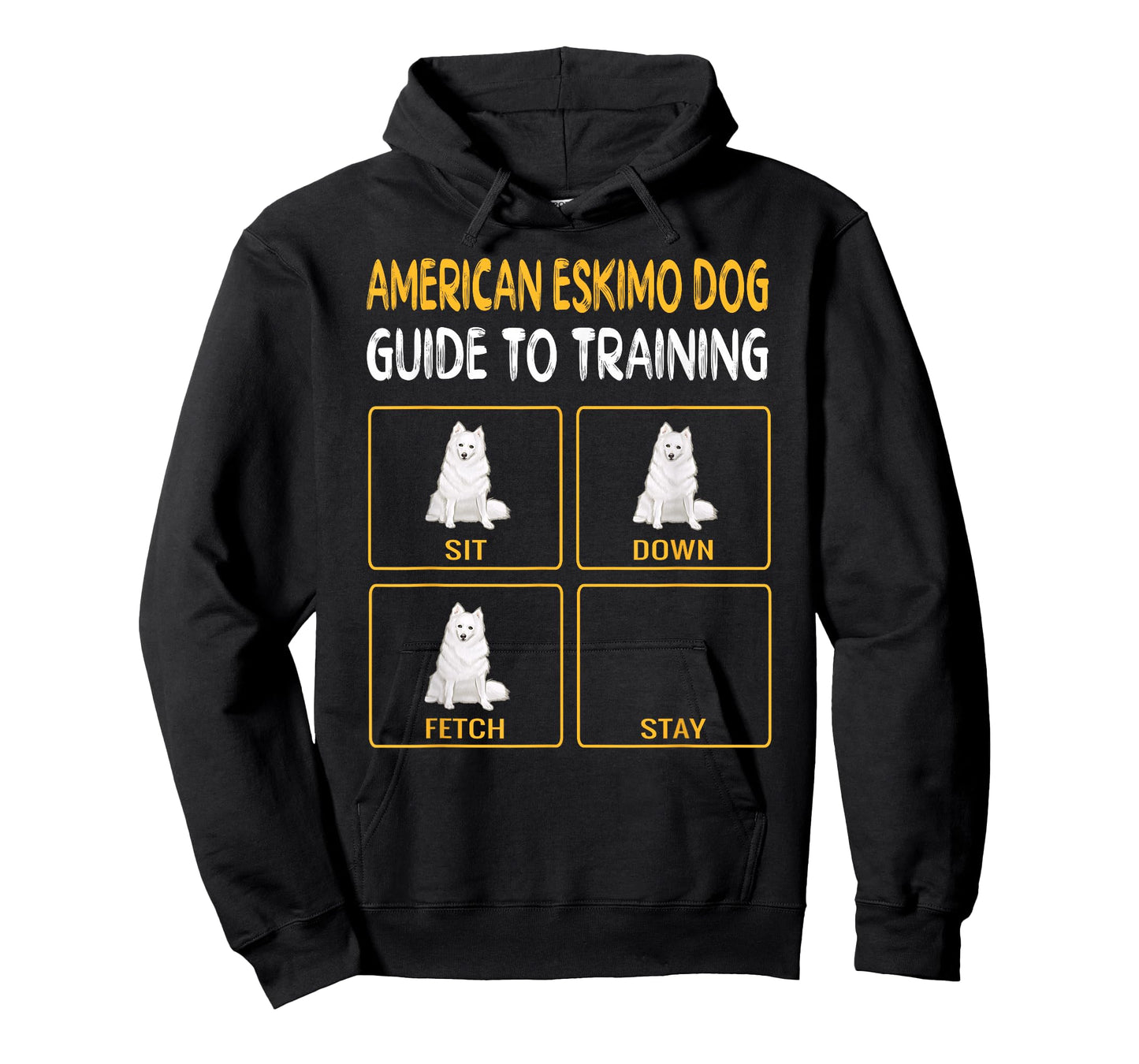 Funny American Eskimo Dog Guide To Training Dog Obedience T-Shirt