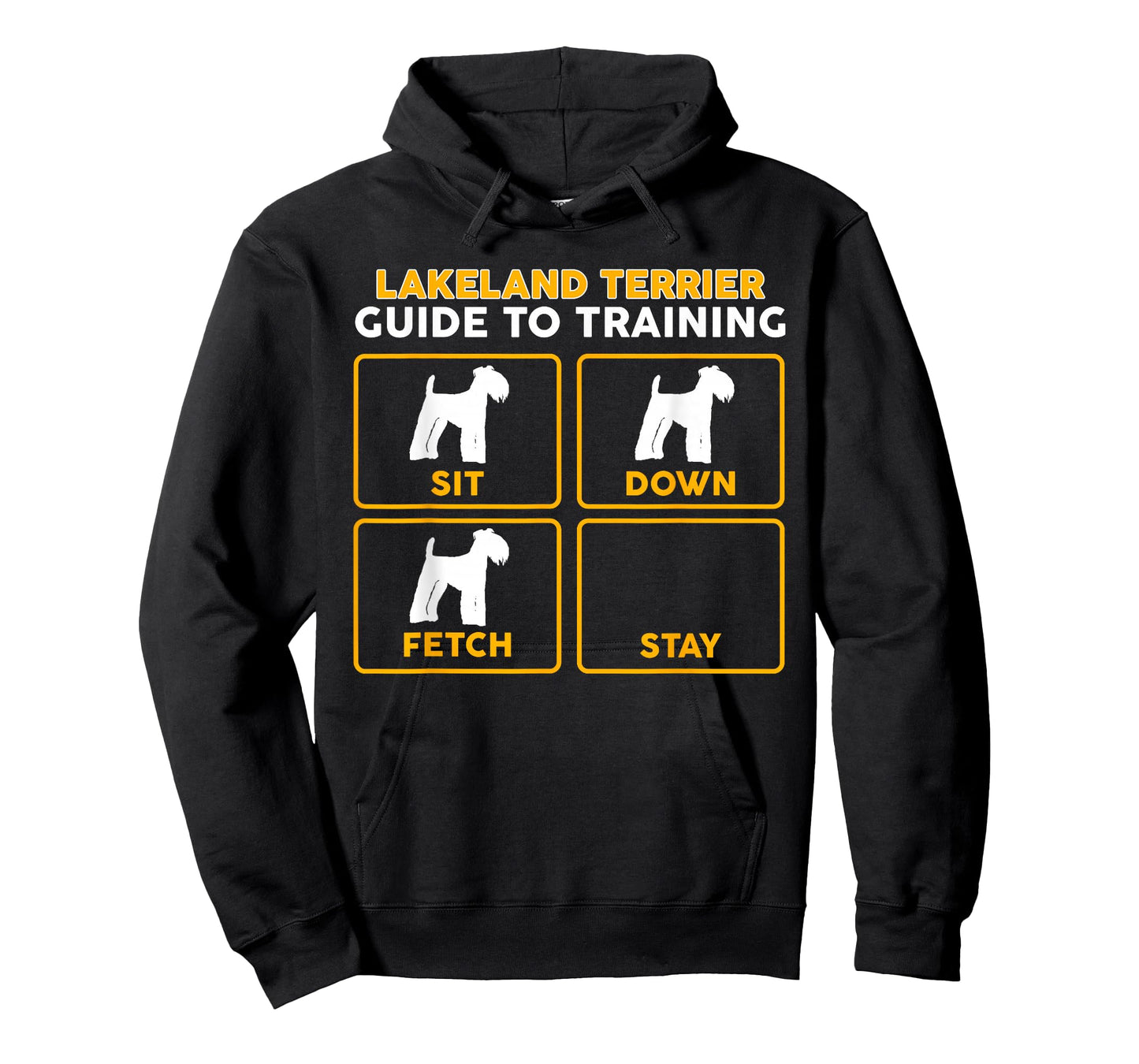 Pupbeats Lakeland Terrier Store Lakeland Terrier Dog Pattern T-Shirt | Funny Guide To Training T-Shirt