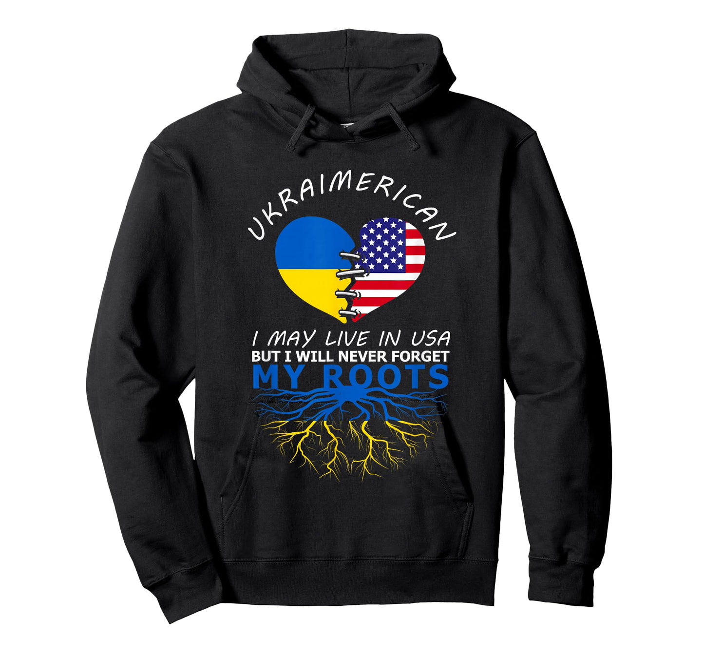 Ukraine USA Proud Of Both Countries Ukraimerican T-Shirt