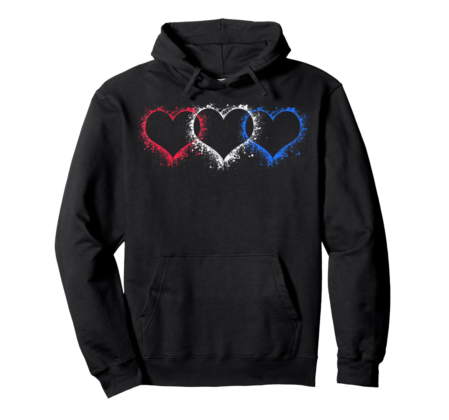 Patriotic USA American Hearts Armed Forces 4th of July T-Shirt
