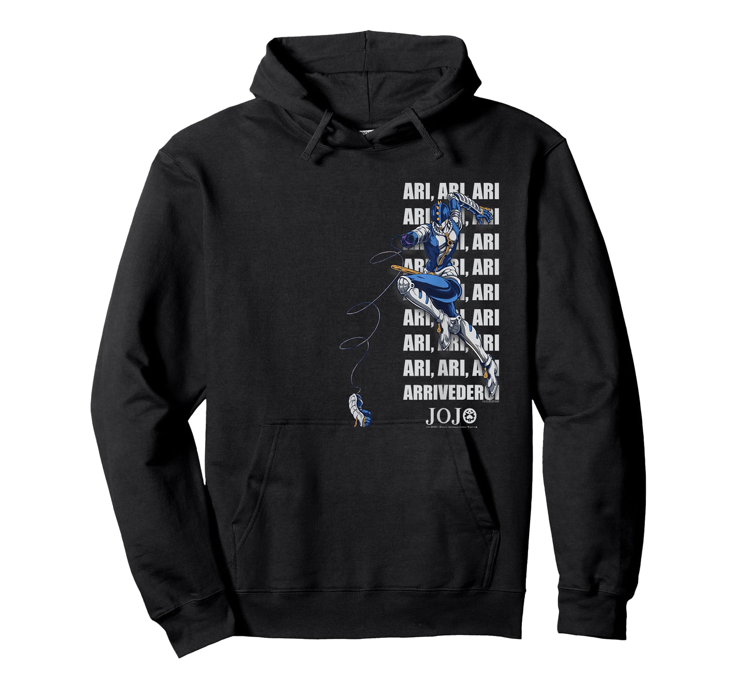 JoJo's Bizarre Adventure Zipper Man Vertical Anime T-Shirt