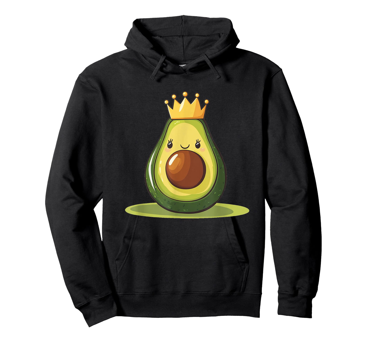Funny Avocado with Crown for Kingdom and Fruits Lovers T-Shirt
