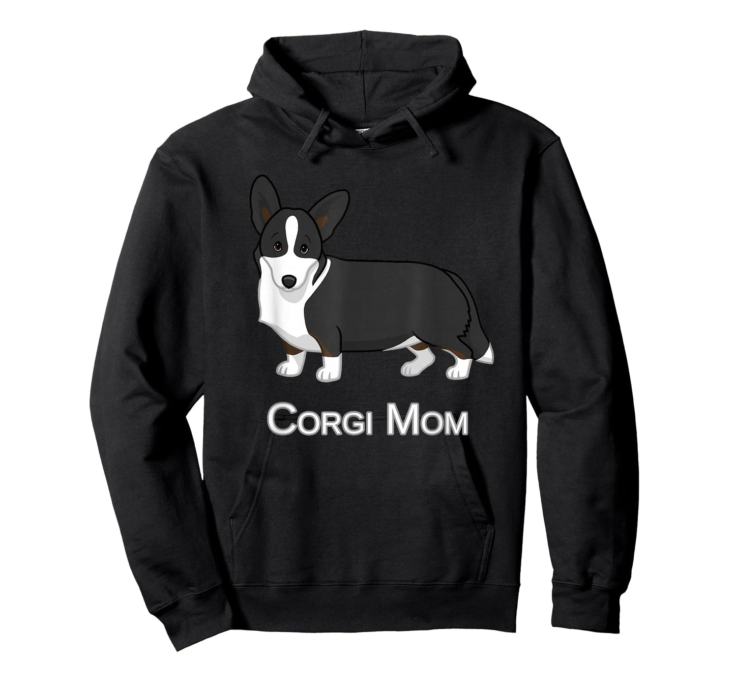 Cute Black Cardigan Welsh Corgi Mom Dog Lover T-Shirt