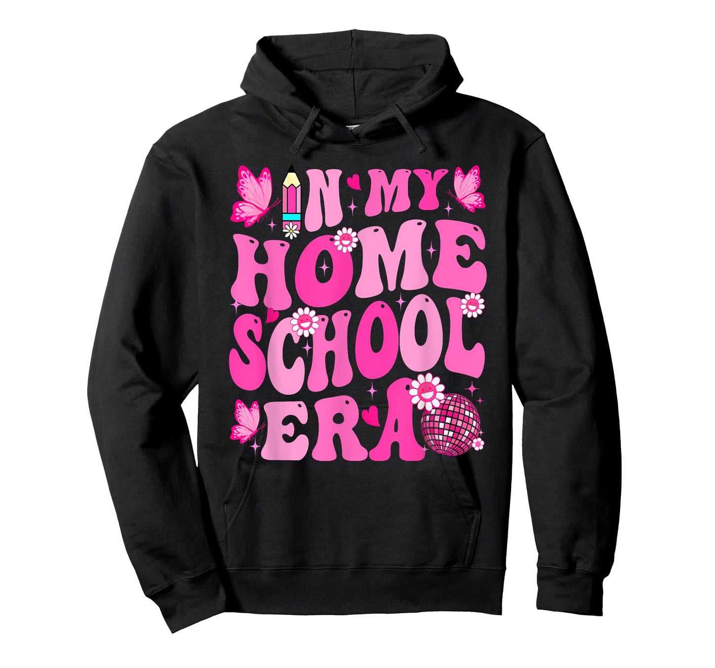 in My Homeschool Era Teachers Women Back to School Girls T-Shirt
