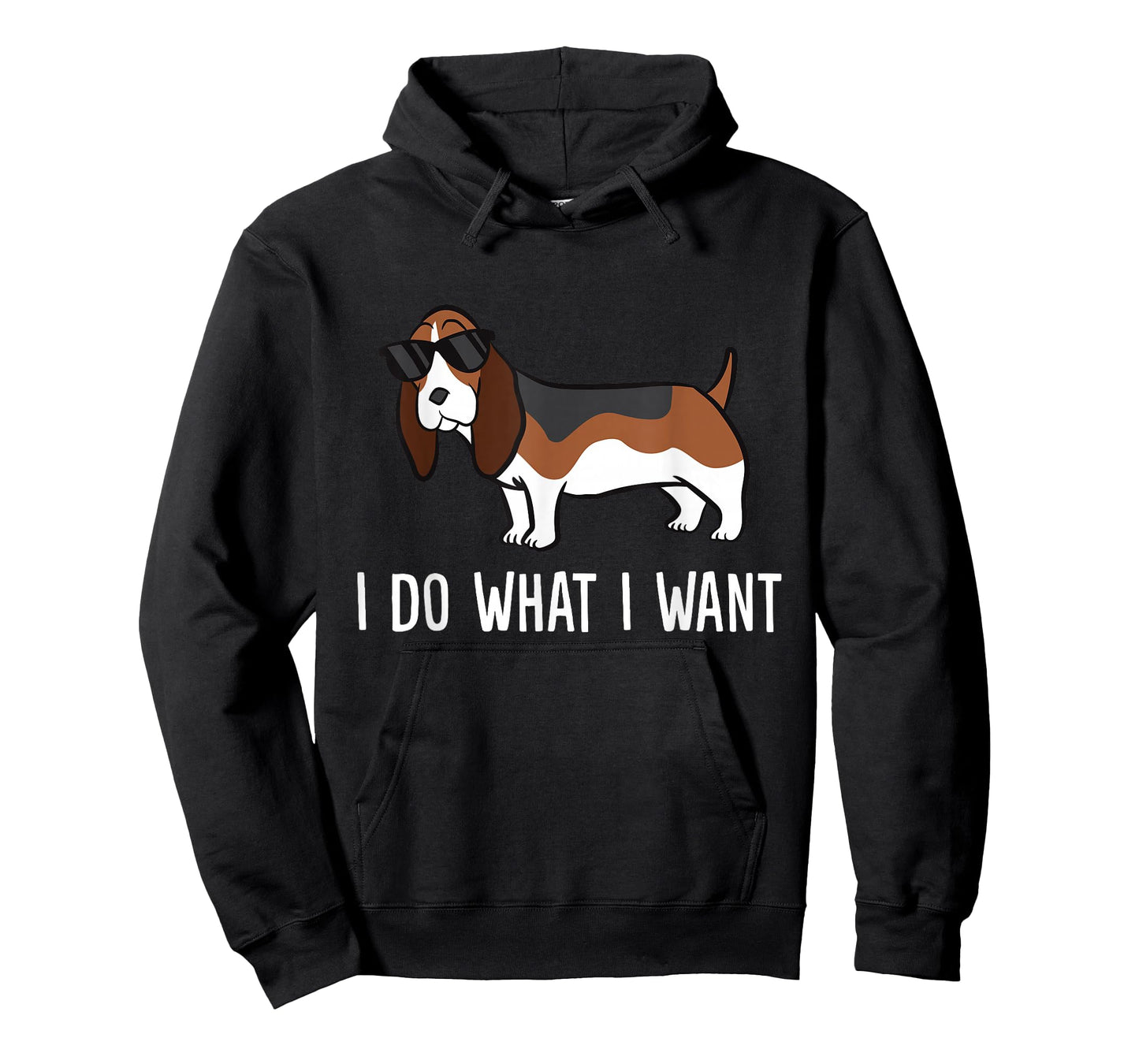 Funny Basset Hound Lover I Do What I Want T-Shirt