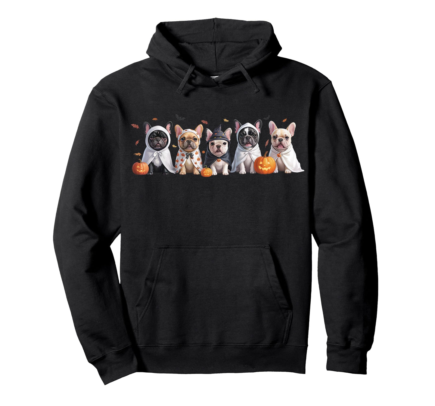Cute French Bulldog Halloween Costume Frenchie Dog Ghost T-Shirt