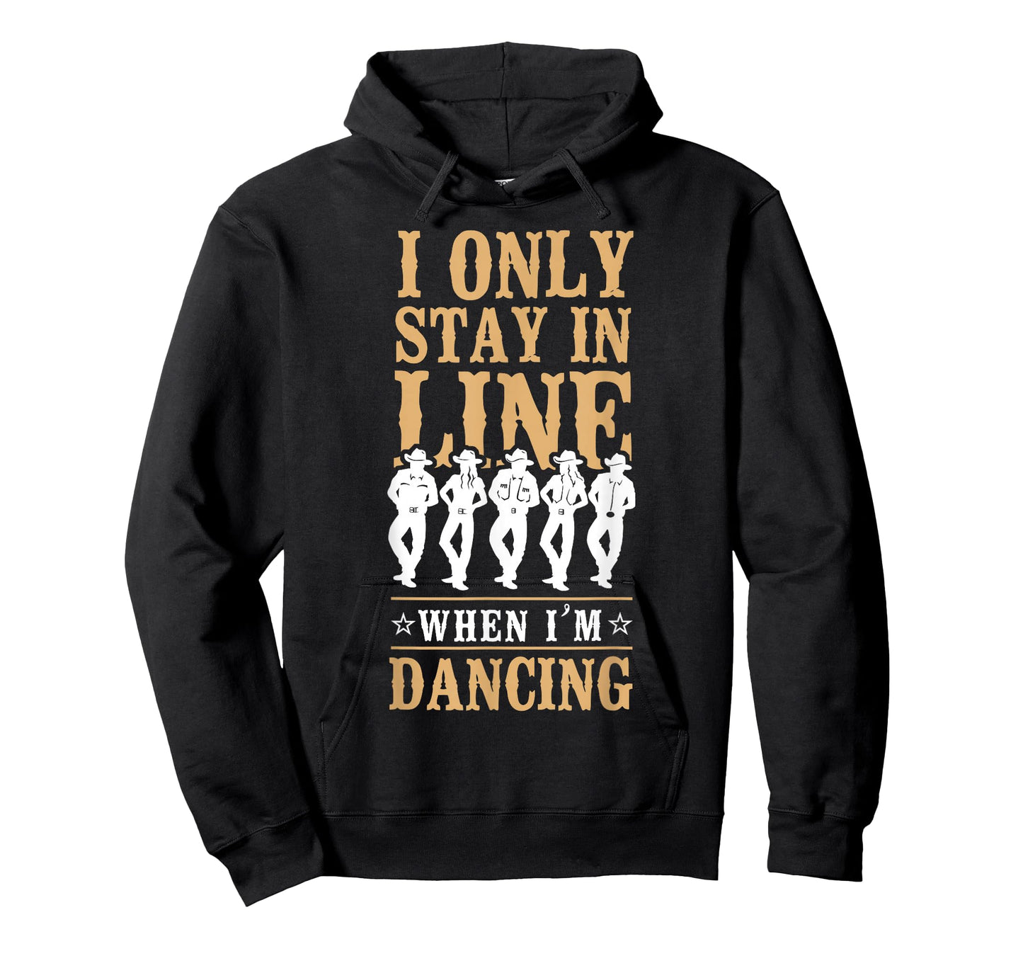 Line Dancing Dance Teacher I Only Stay In Line When I'm T-Shirt